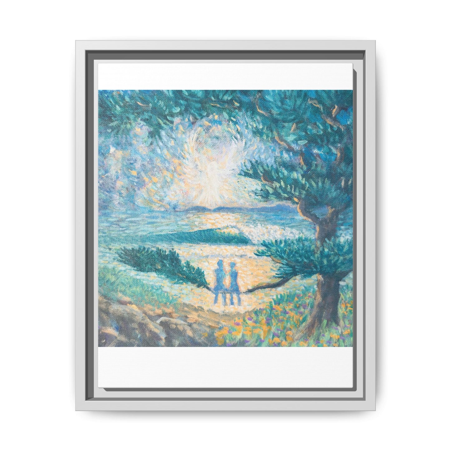 Matte Canvas, Framed (Multi-color)