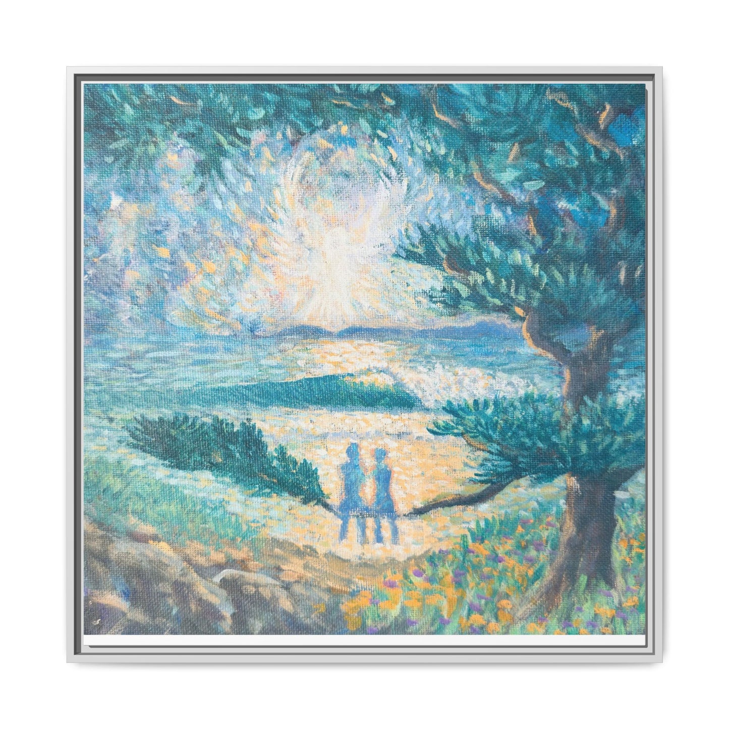 Matte Canvas, Framed (Multi-color)