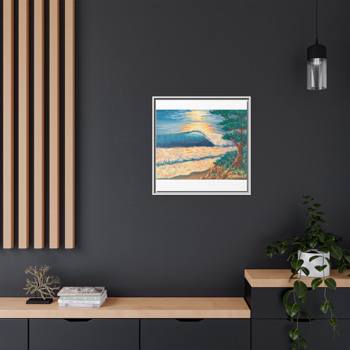Matte Canvas, Framed (Multi-color)