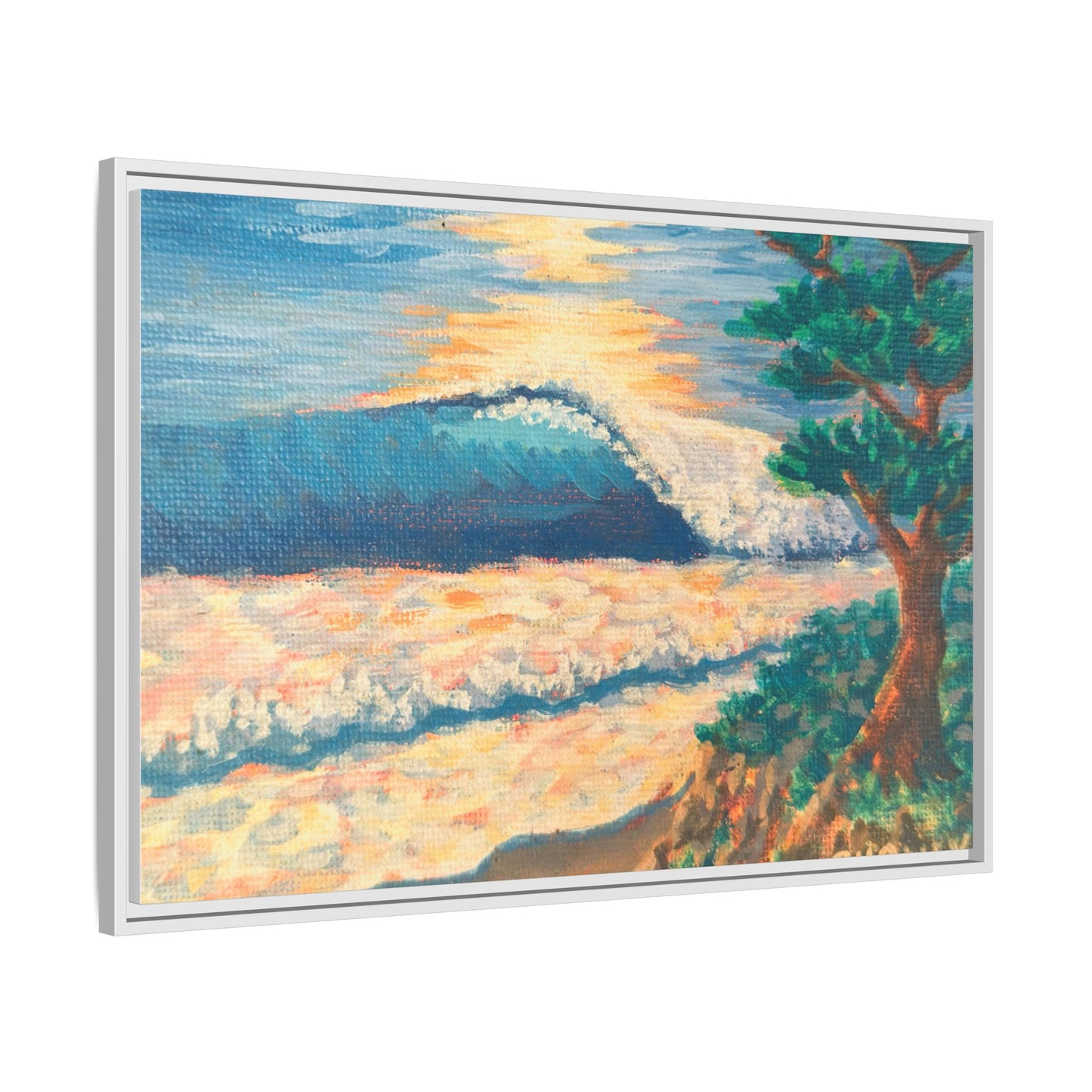 Matte Canvas, Framed (Multi-color)