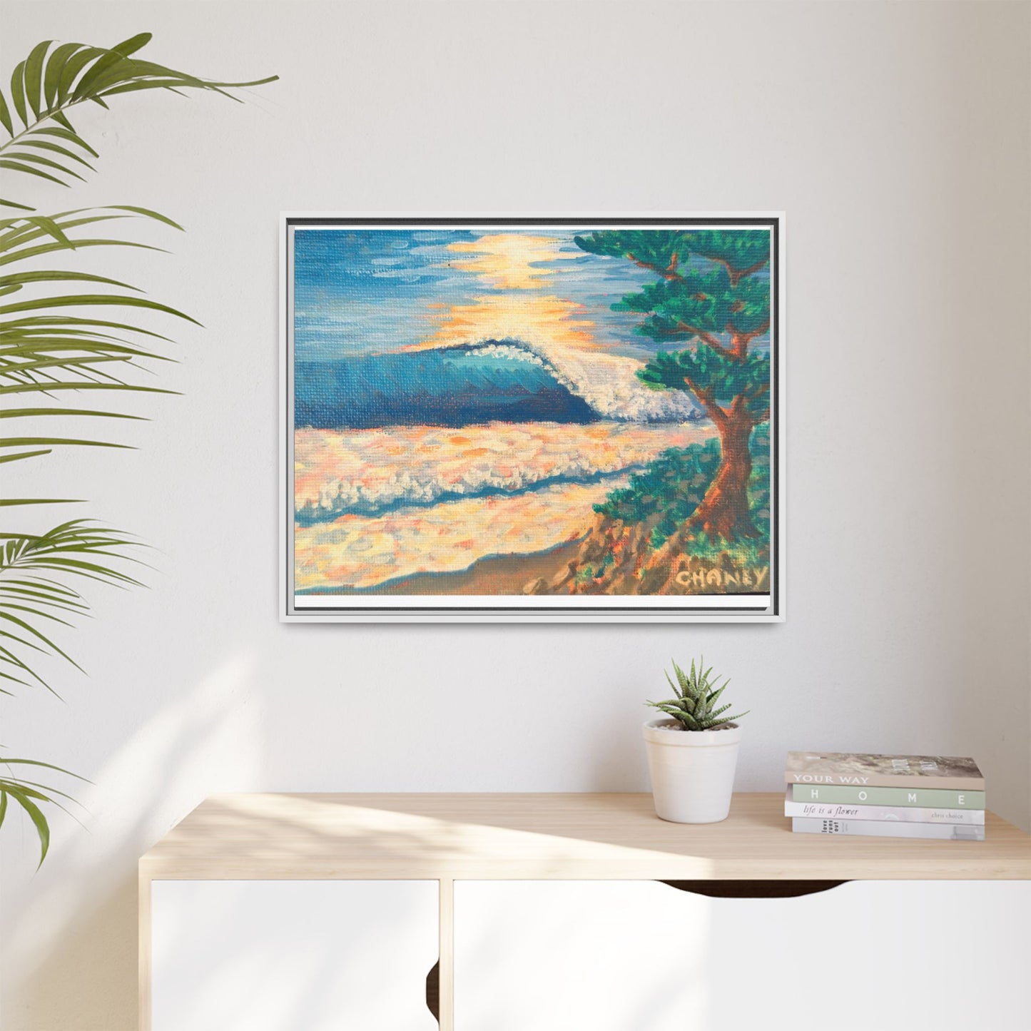 Matte Canvas, Framed (Multi-color)