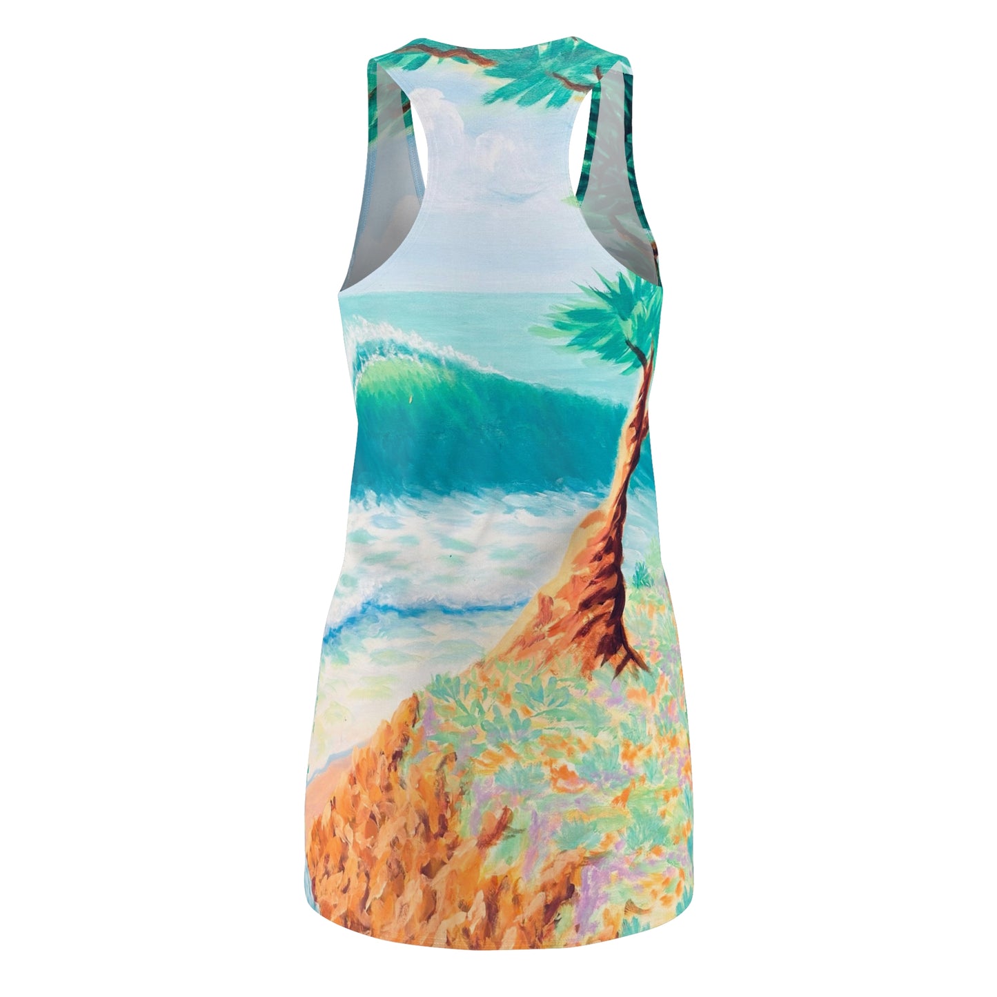 Women's Cut & Sew Racerback Dress (AOP)