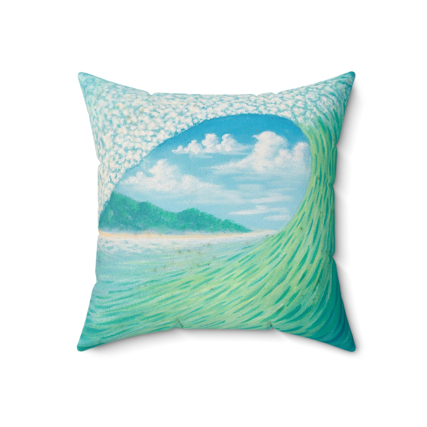 Spun Polyester Square Pillow