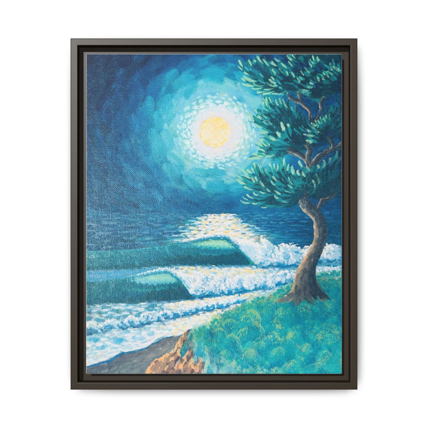 Matte Canvas, Framed (Multi-color)