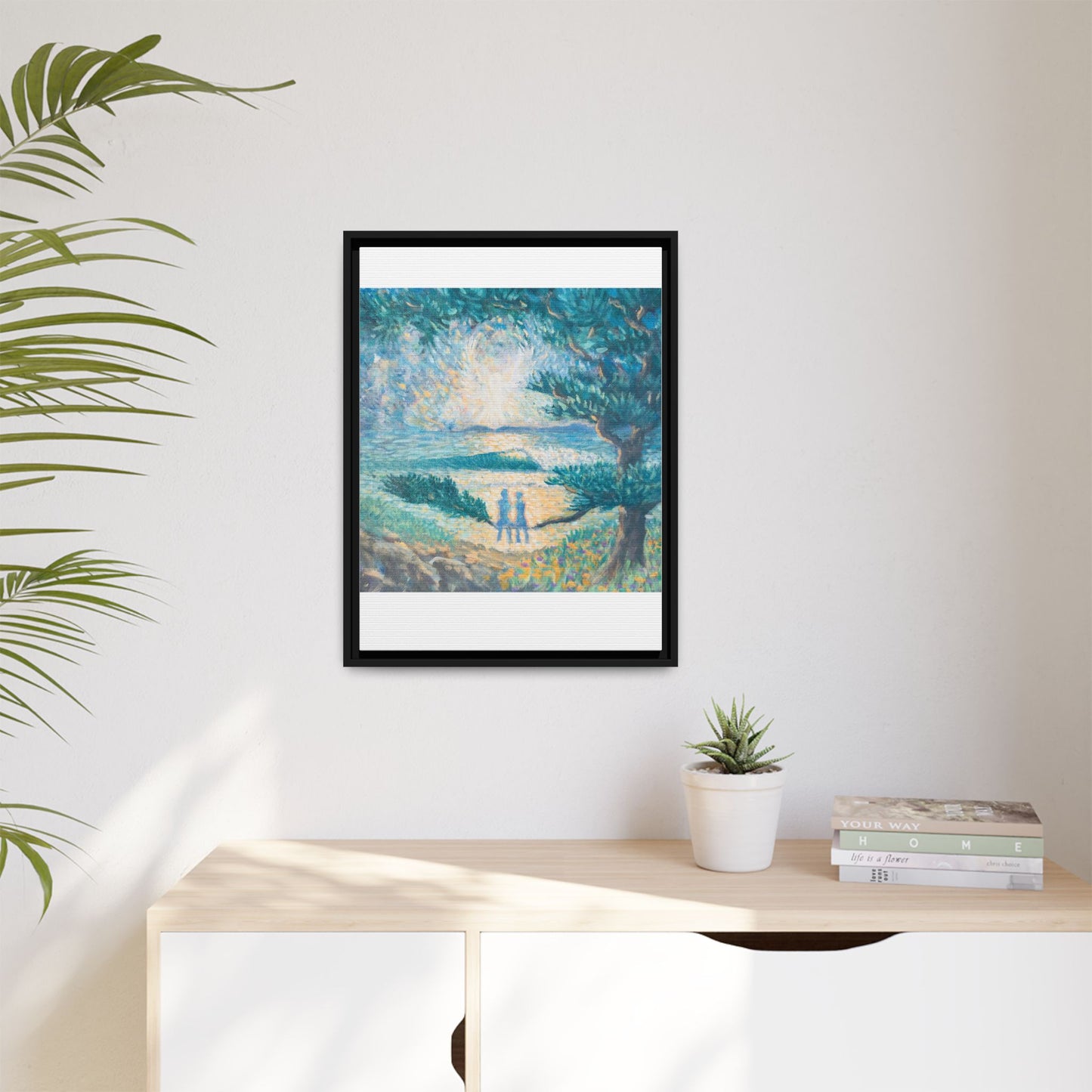 Matte Canvas, Framed (Multi-color)