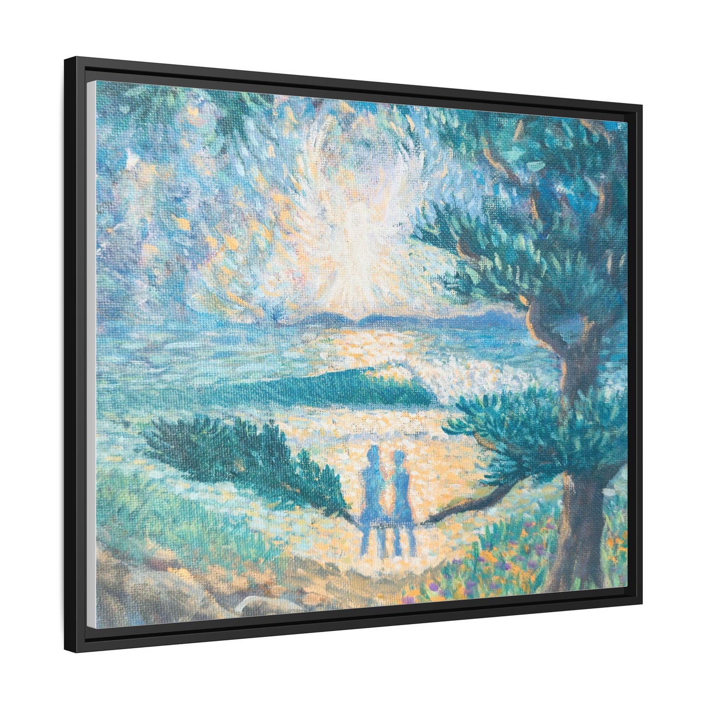 Matte Canvas, Framed (Multi-color)