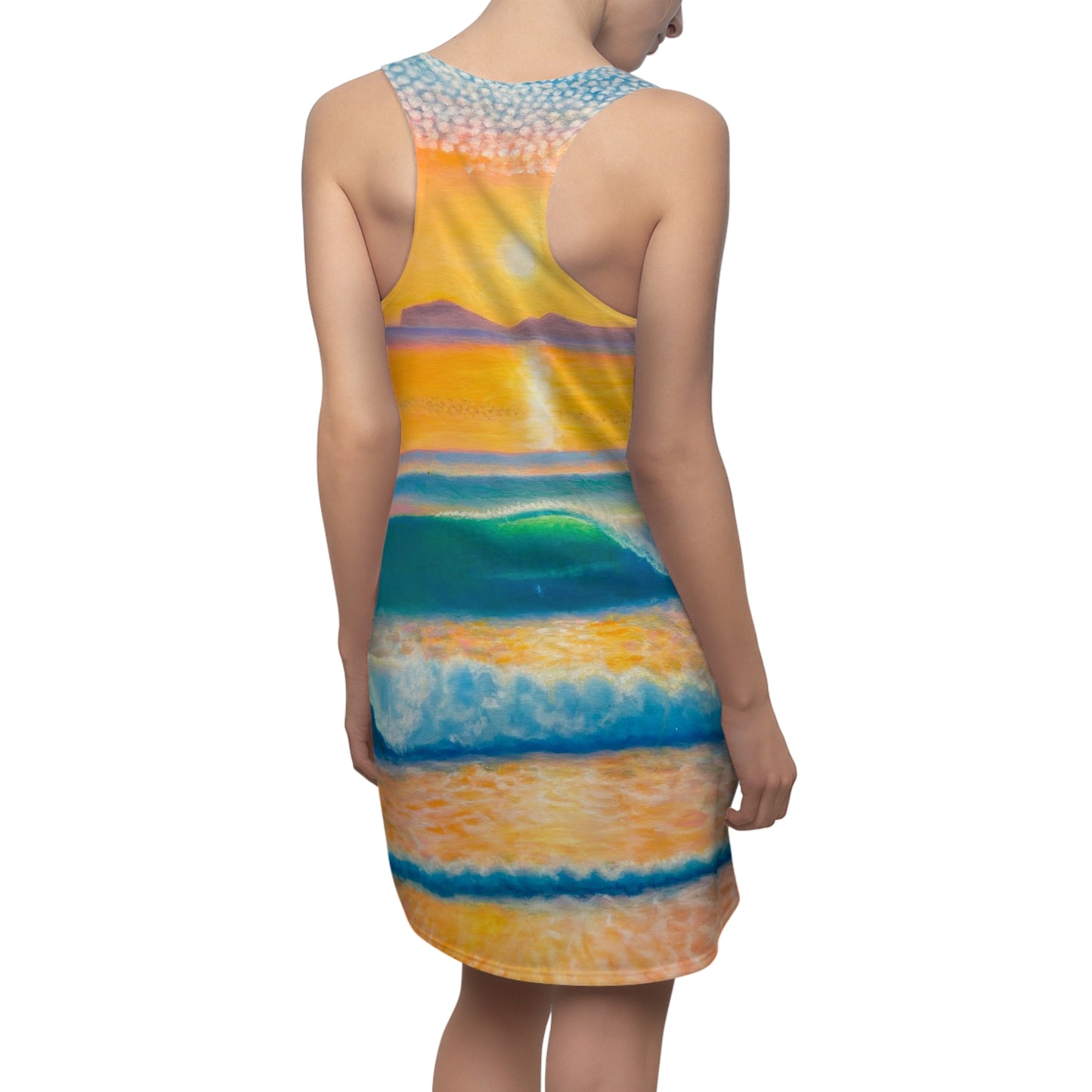 Women's Cut & Sew Racerback Dress (AOP)