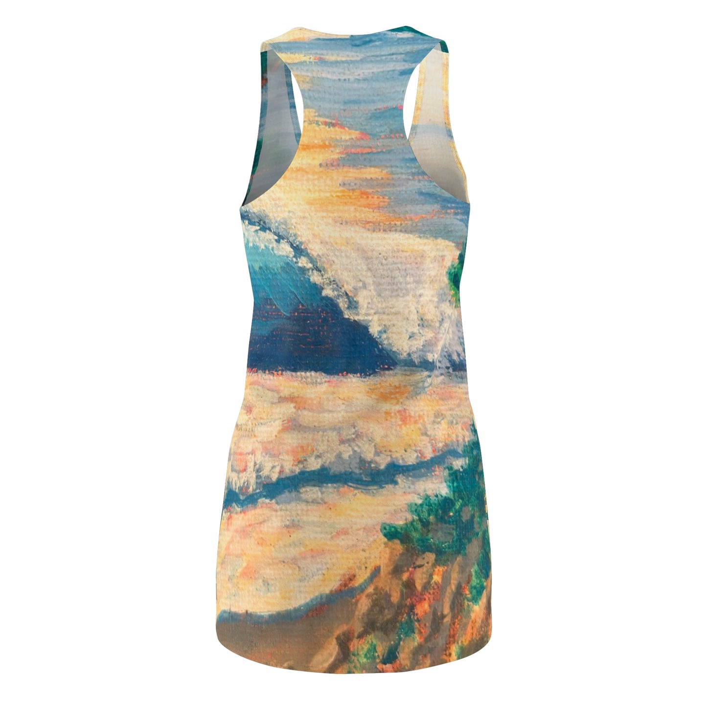 Women's Cut & Sew Racerback Dress (AOP)