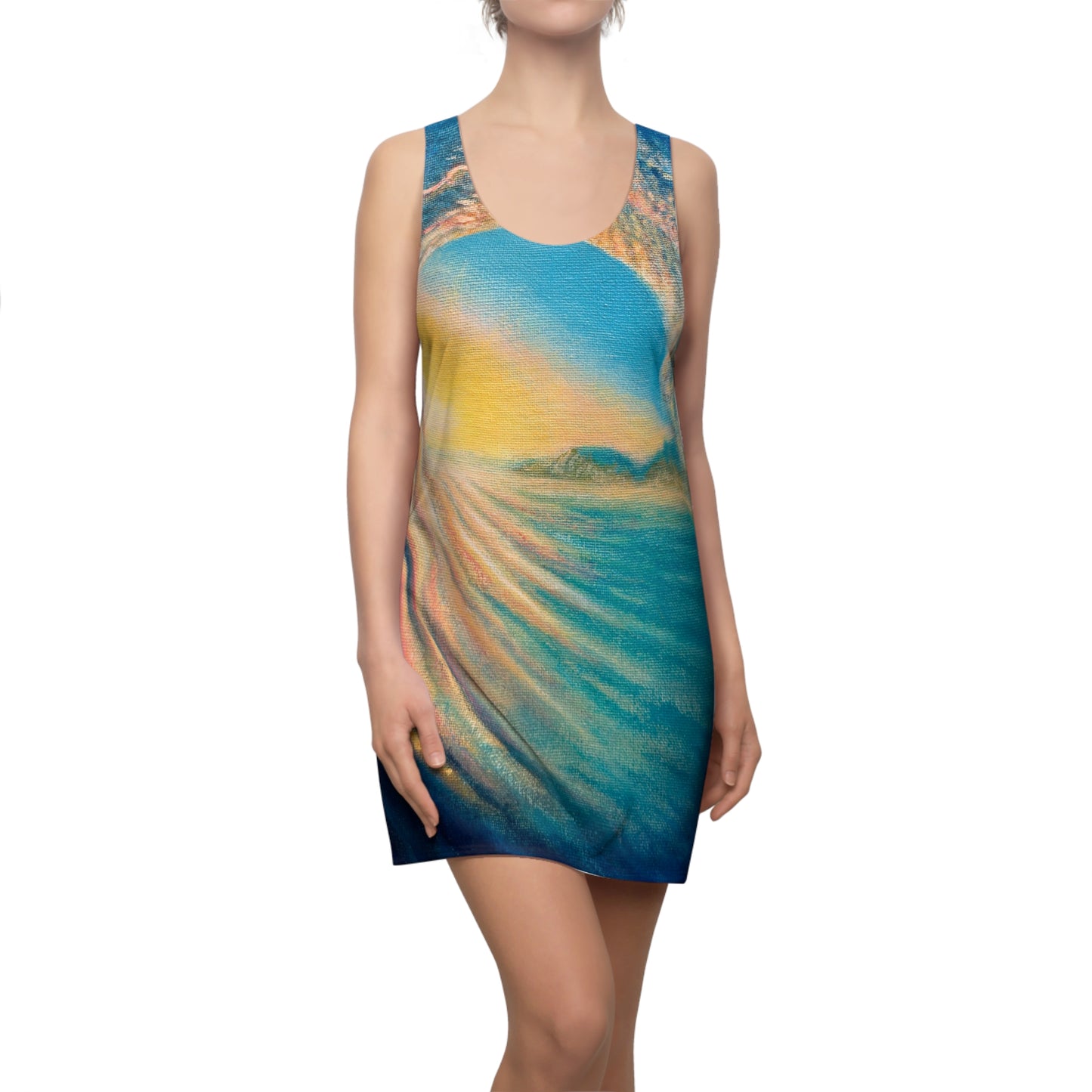 Women's Cut & Sew Racerback Dress (AOP)