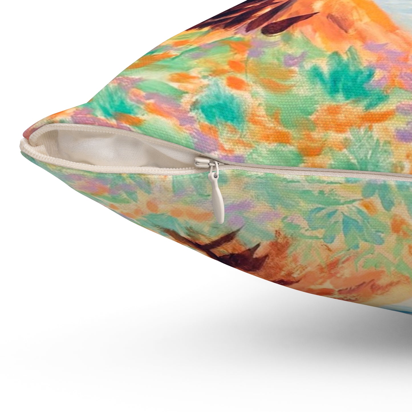 Spun Polyester Square Pillow