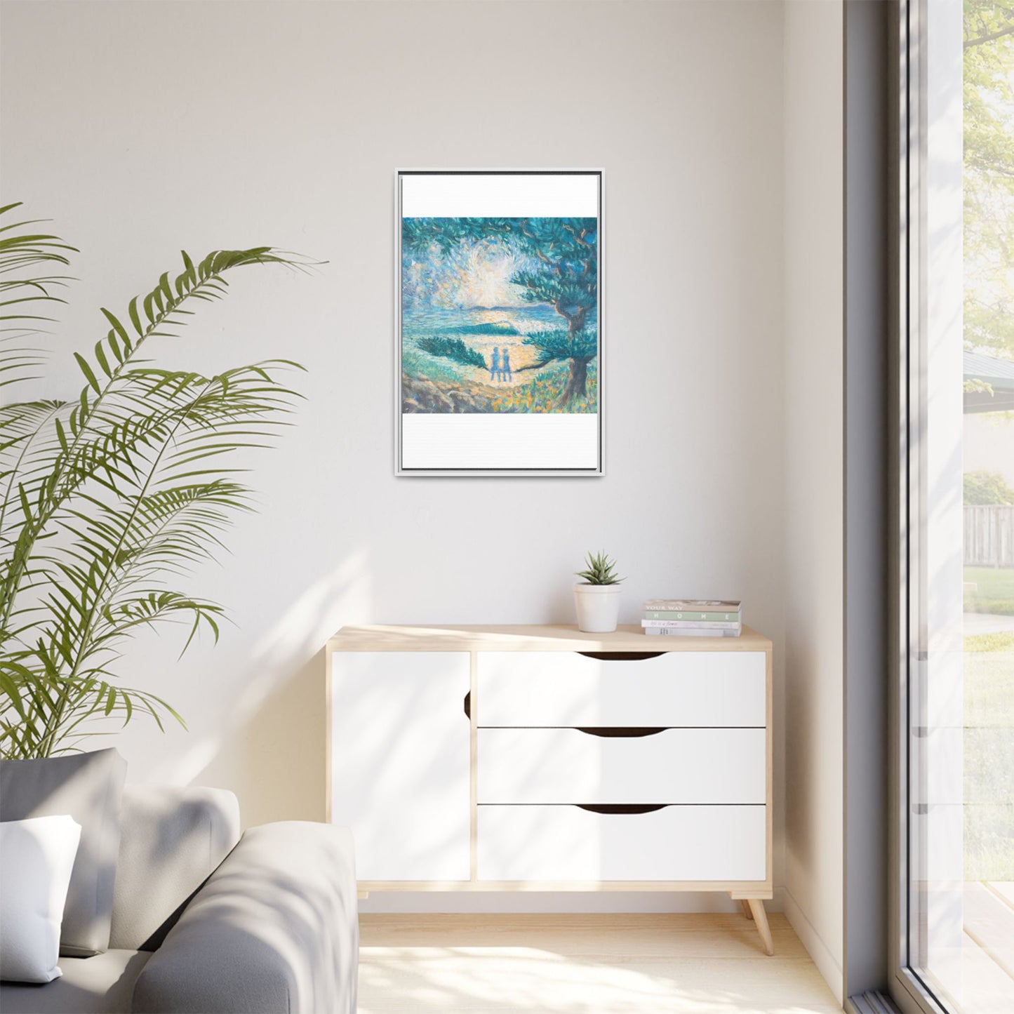 Matte Canvas, Framed (Multi-color)