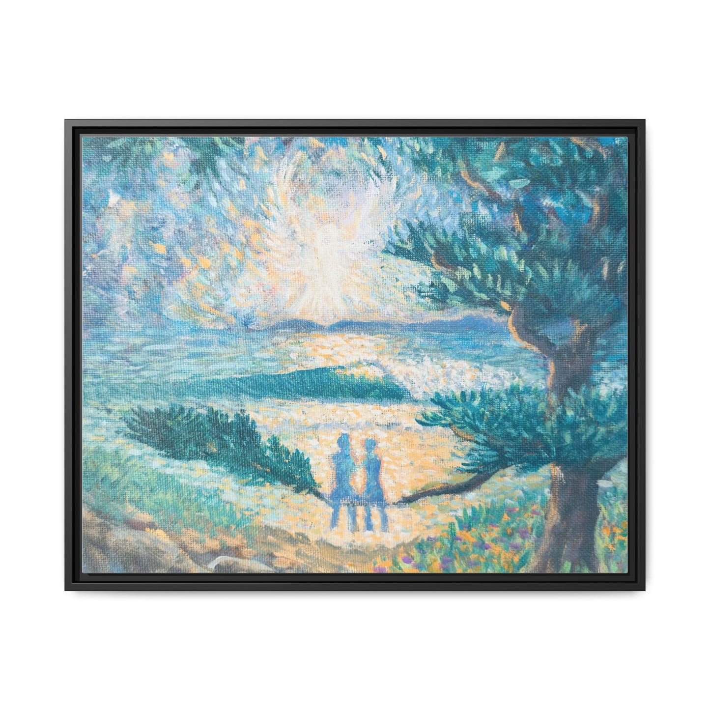 Matte Canvas, Framed (Multi-color)
