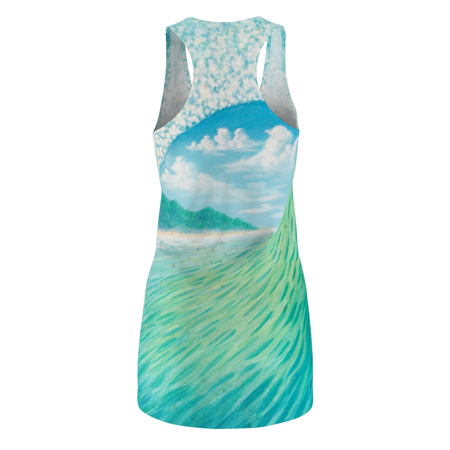 Women's Cut & Sew Racerback Dress (AOP)