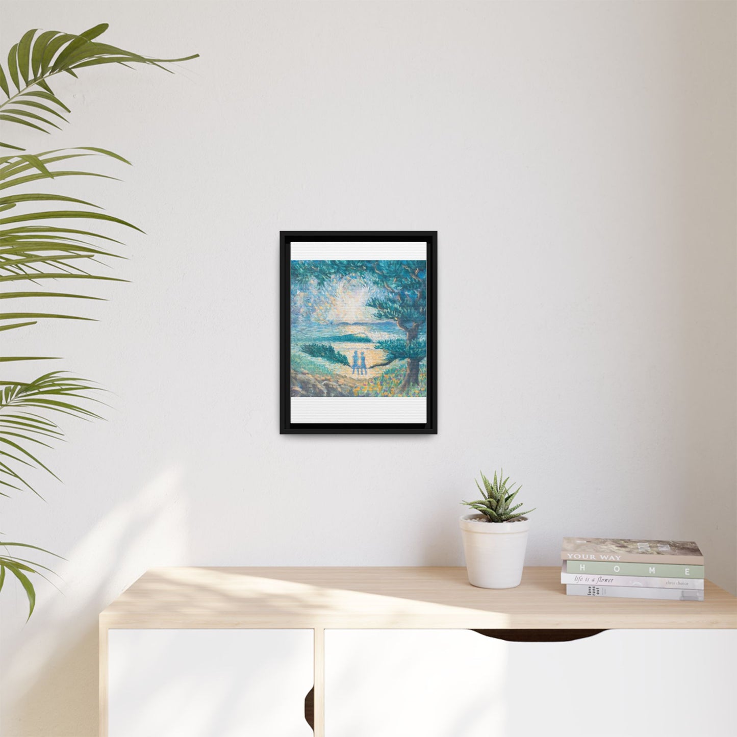 Matte Canvas, Framed (Multi-color)