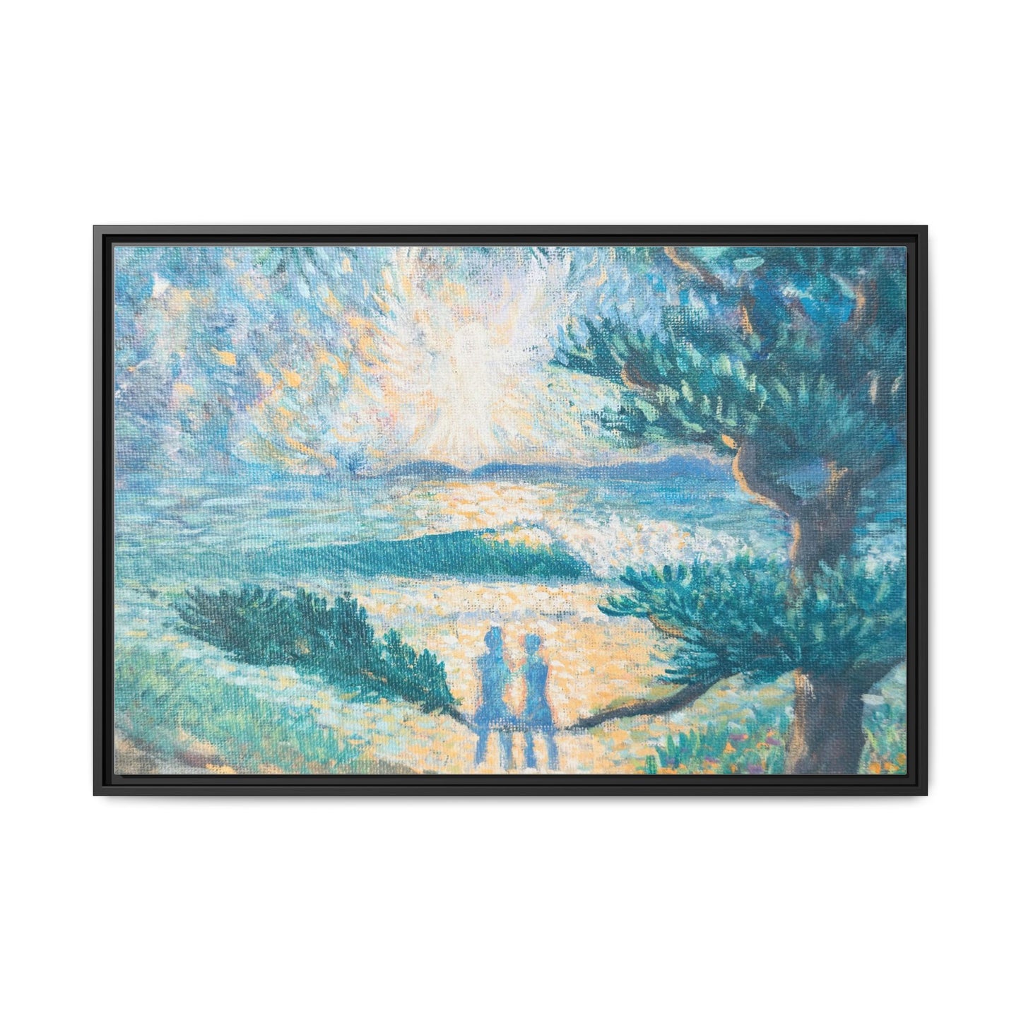 Matte Canvas, Framed (Multi-color)