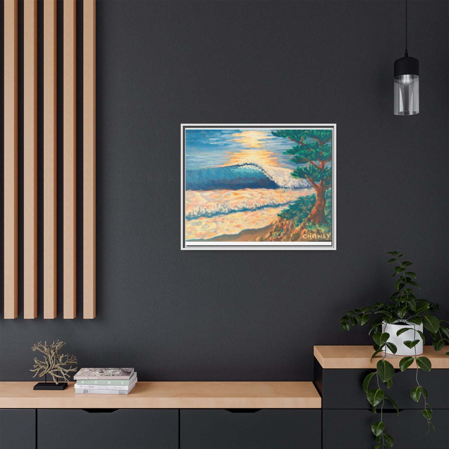 Matte Canvas, Framed (Multi-color)