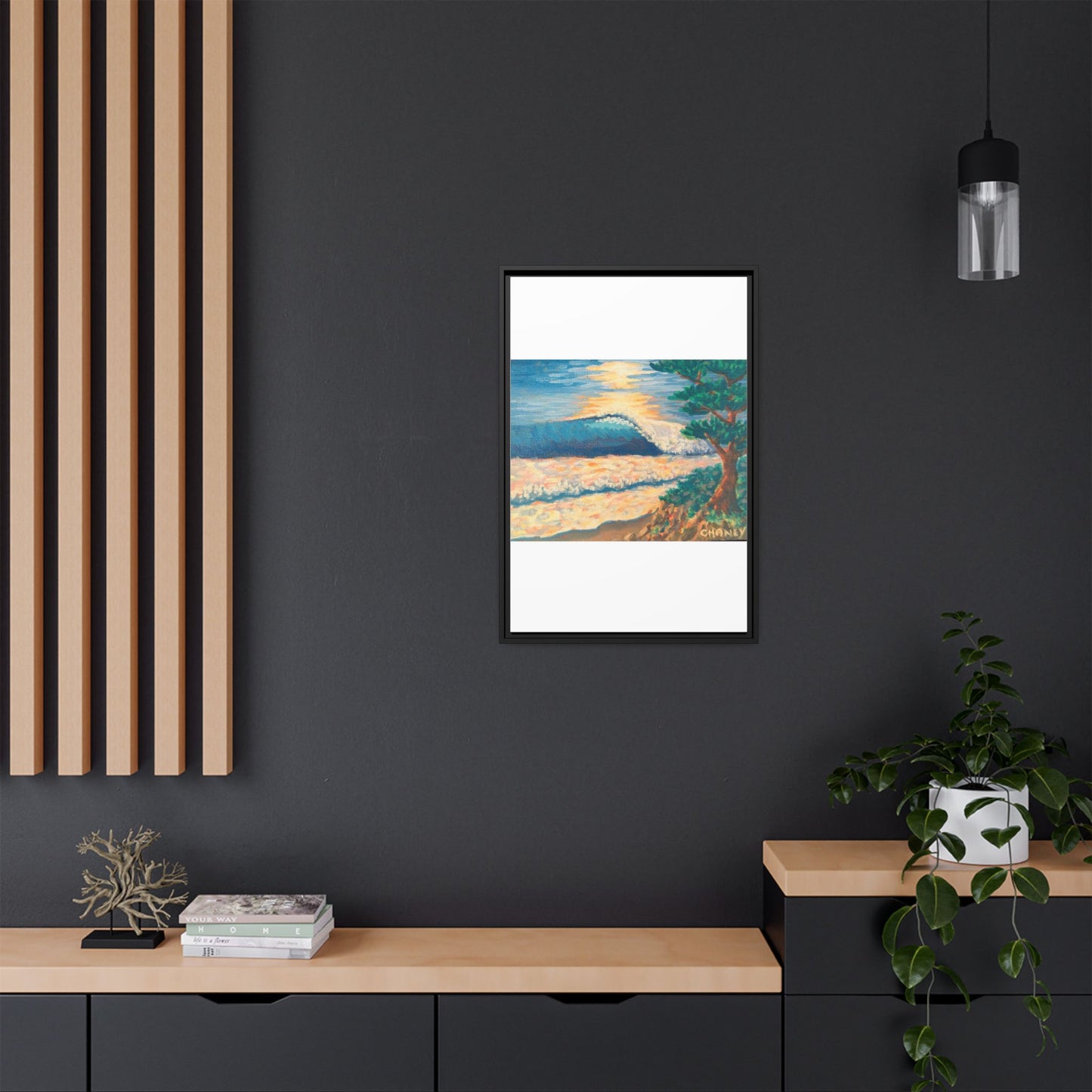 Matte Canvas, Framed (Multi-color)