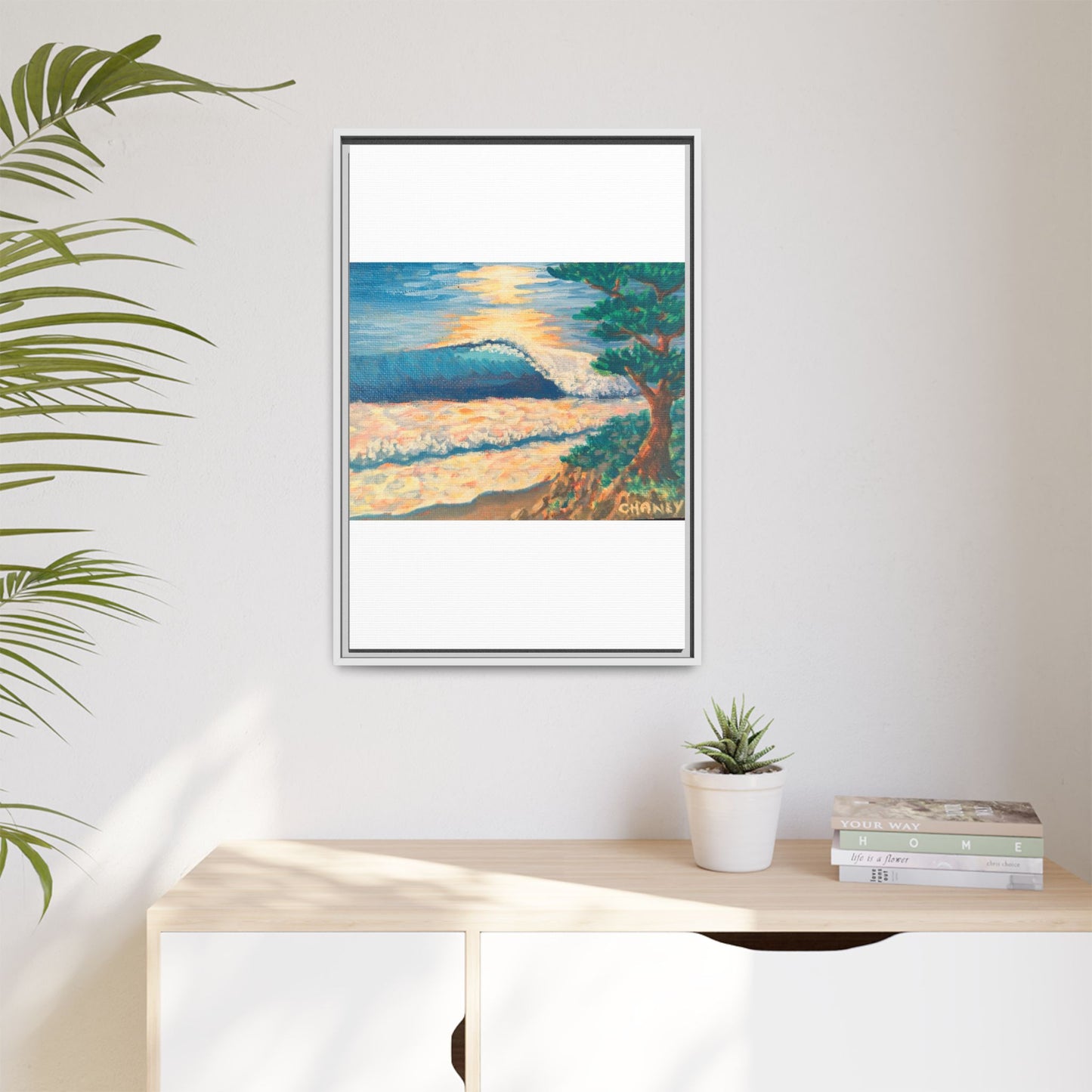 Matte Canvas, Framed (Multi-color)