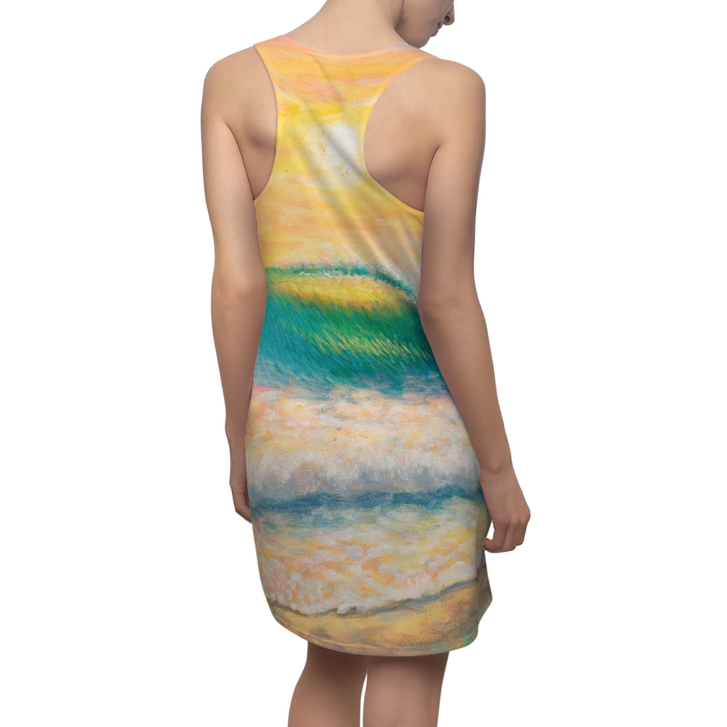 Women's Cut & Sew Racerback Dress (AOP)