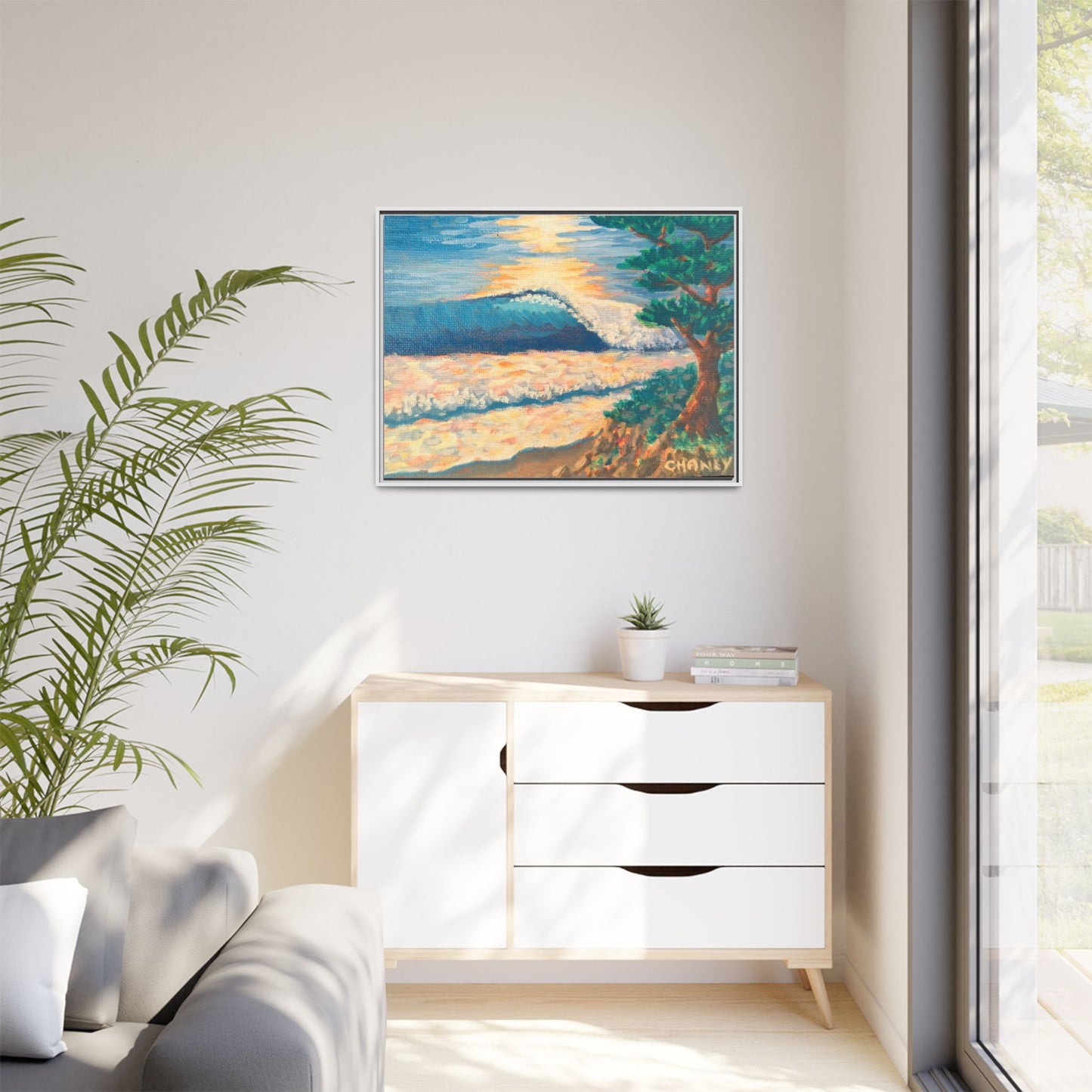 Matte Canvas, Framed (Multi-color)