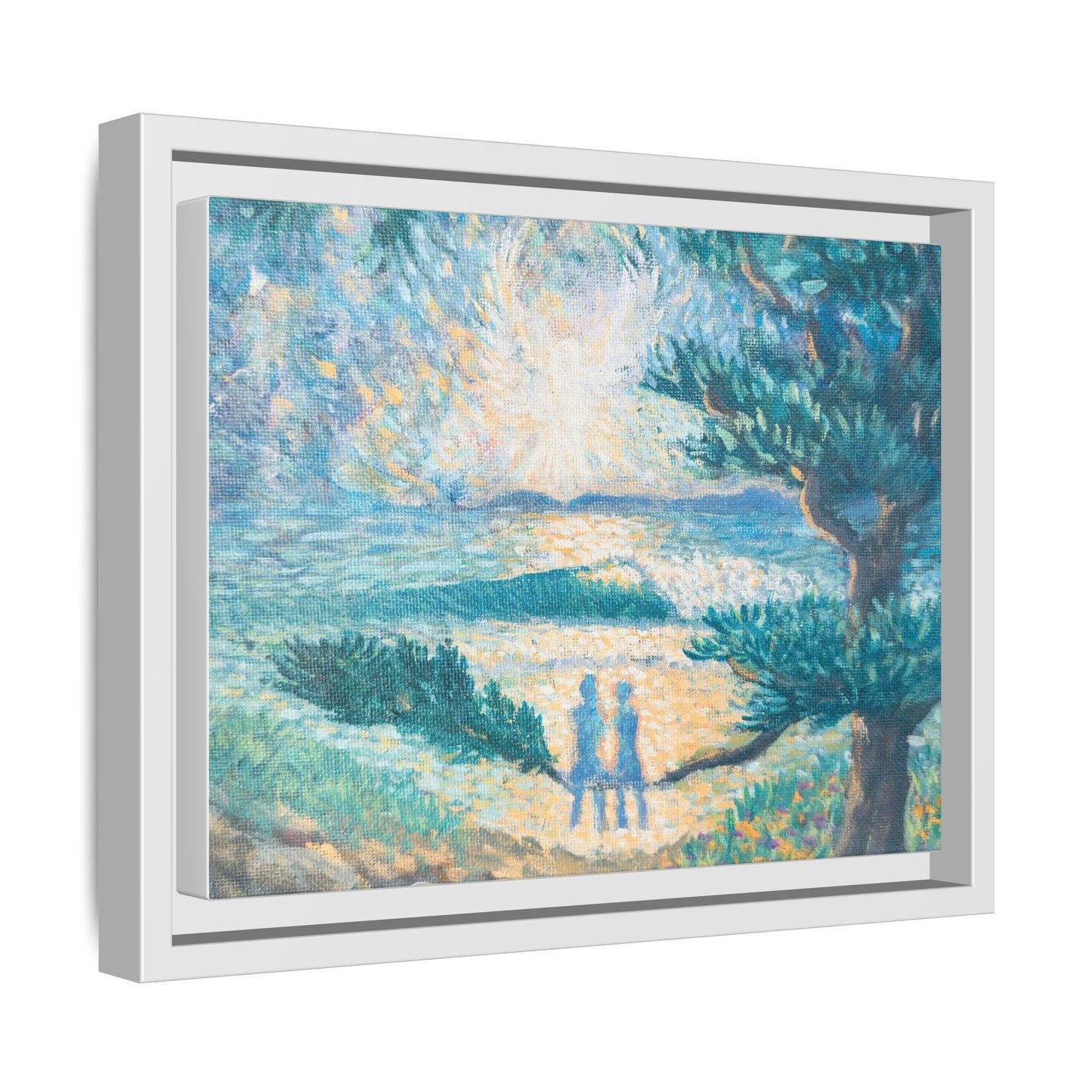Matte Canvas, Framed (Multi-color)