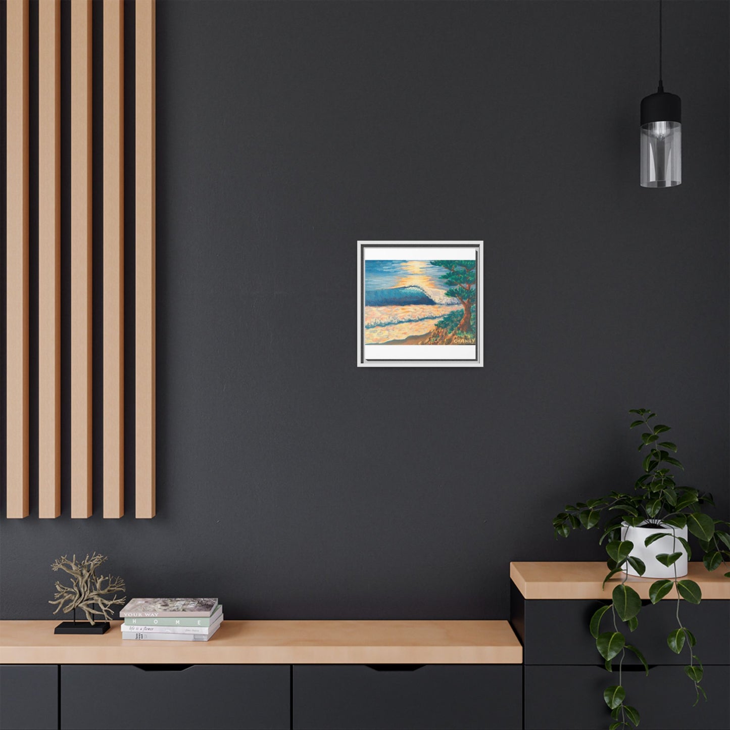 Matte Canvas, Framed (Multi-color)