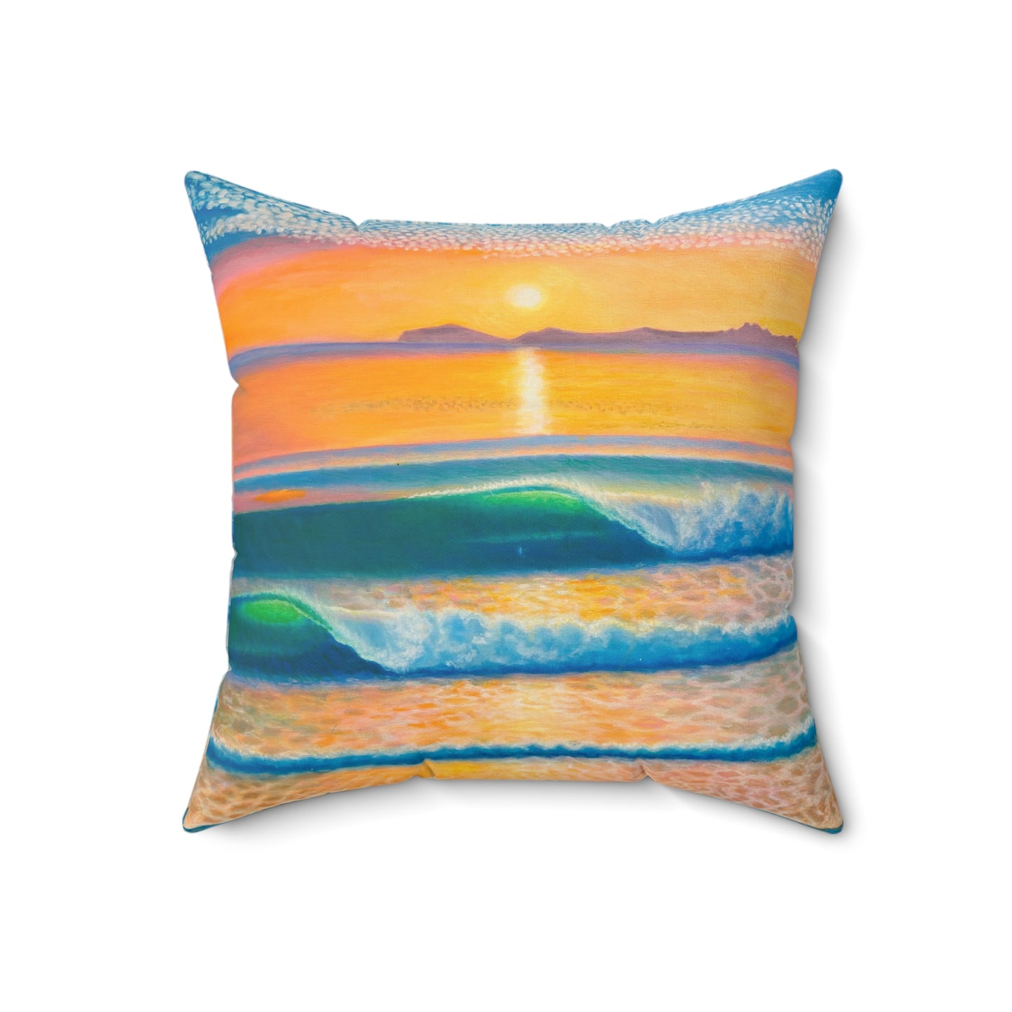 Spun Polyester Square Pillow