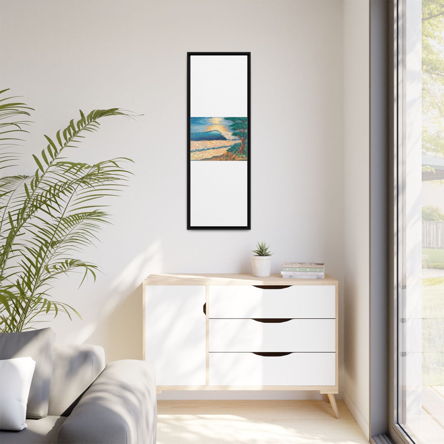 Matte Canvas, Framed (Multi-color)