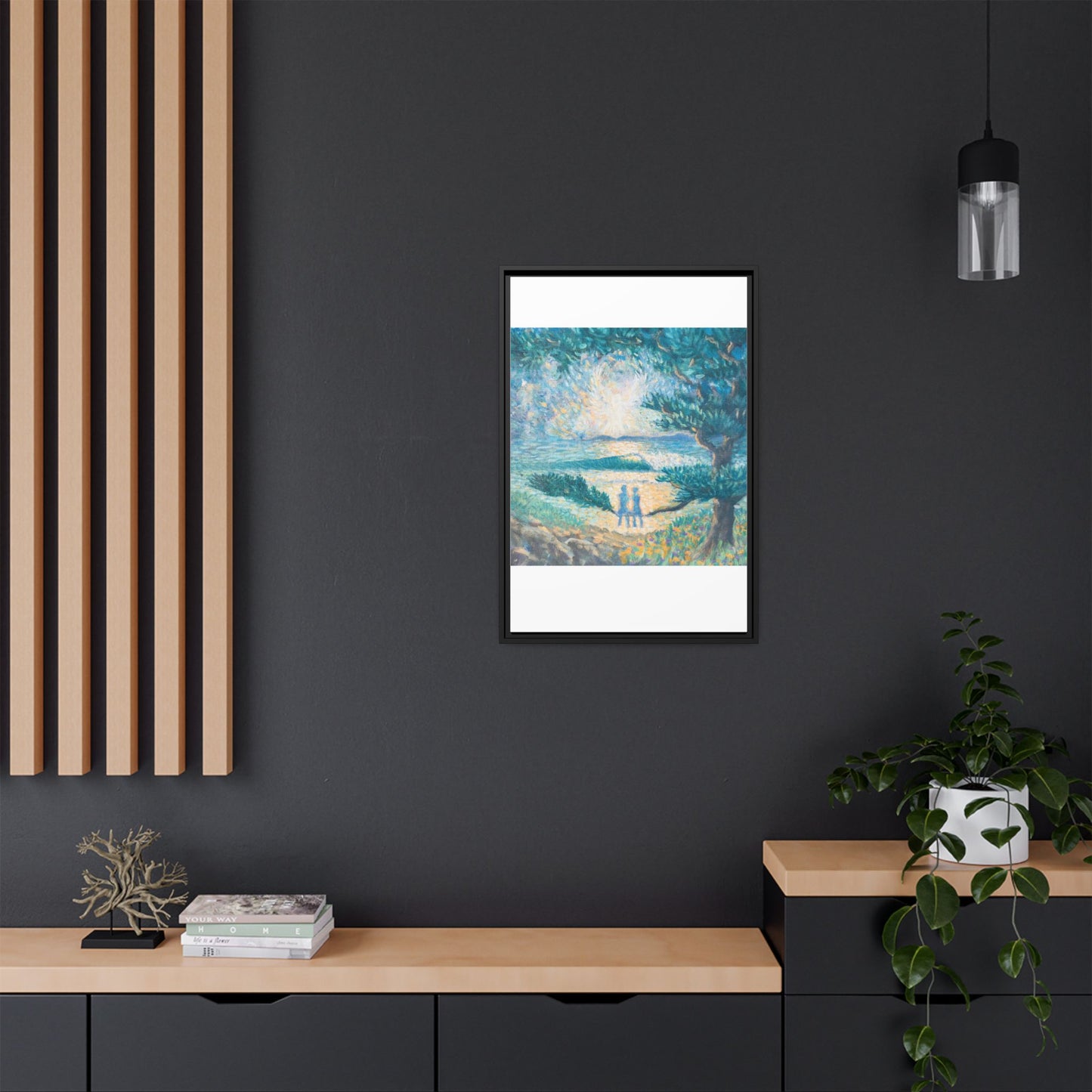 Matte Canvas, Framed (Multi-color)