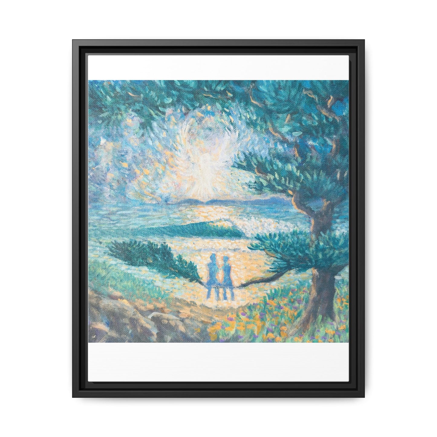 Matte Canvas, Framed (Multi-color)