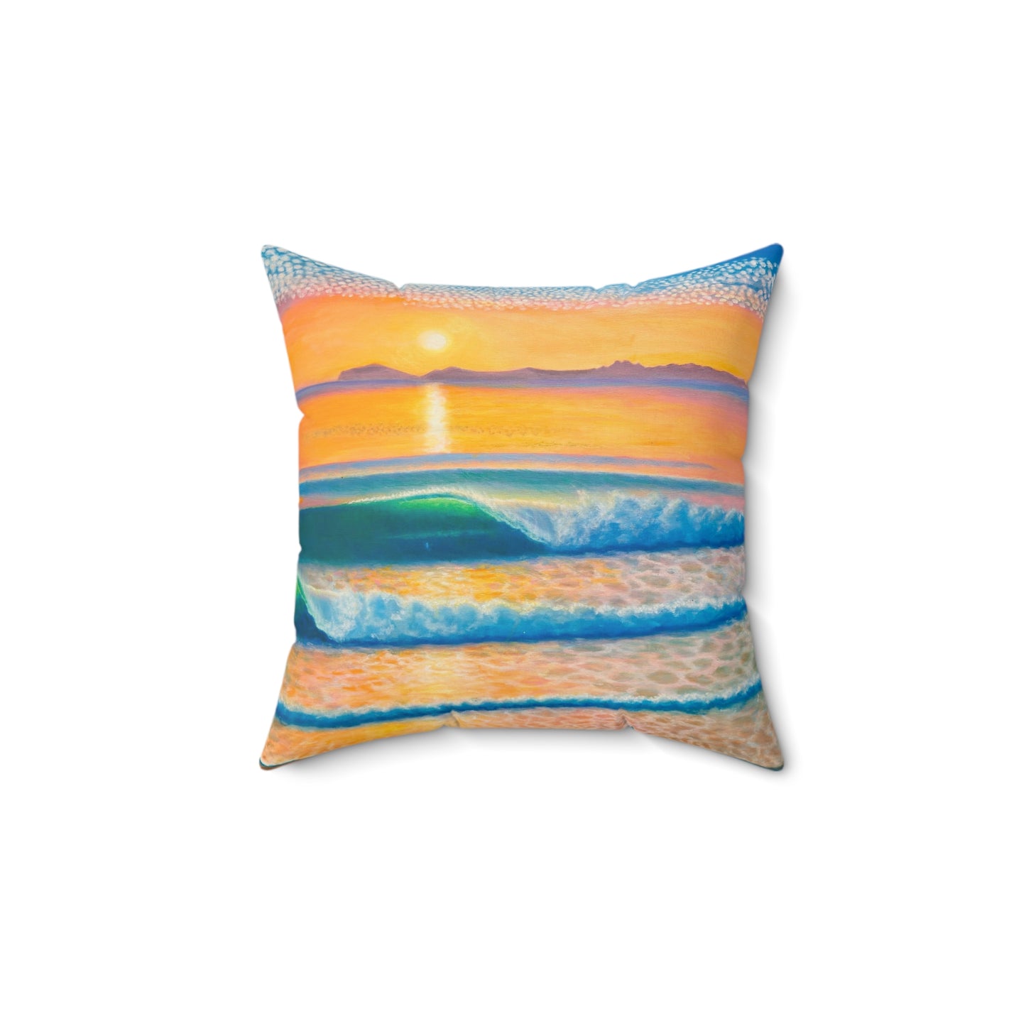 Spun Polyester Square Pillow