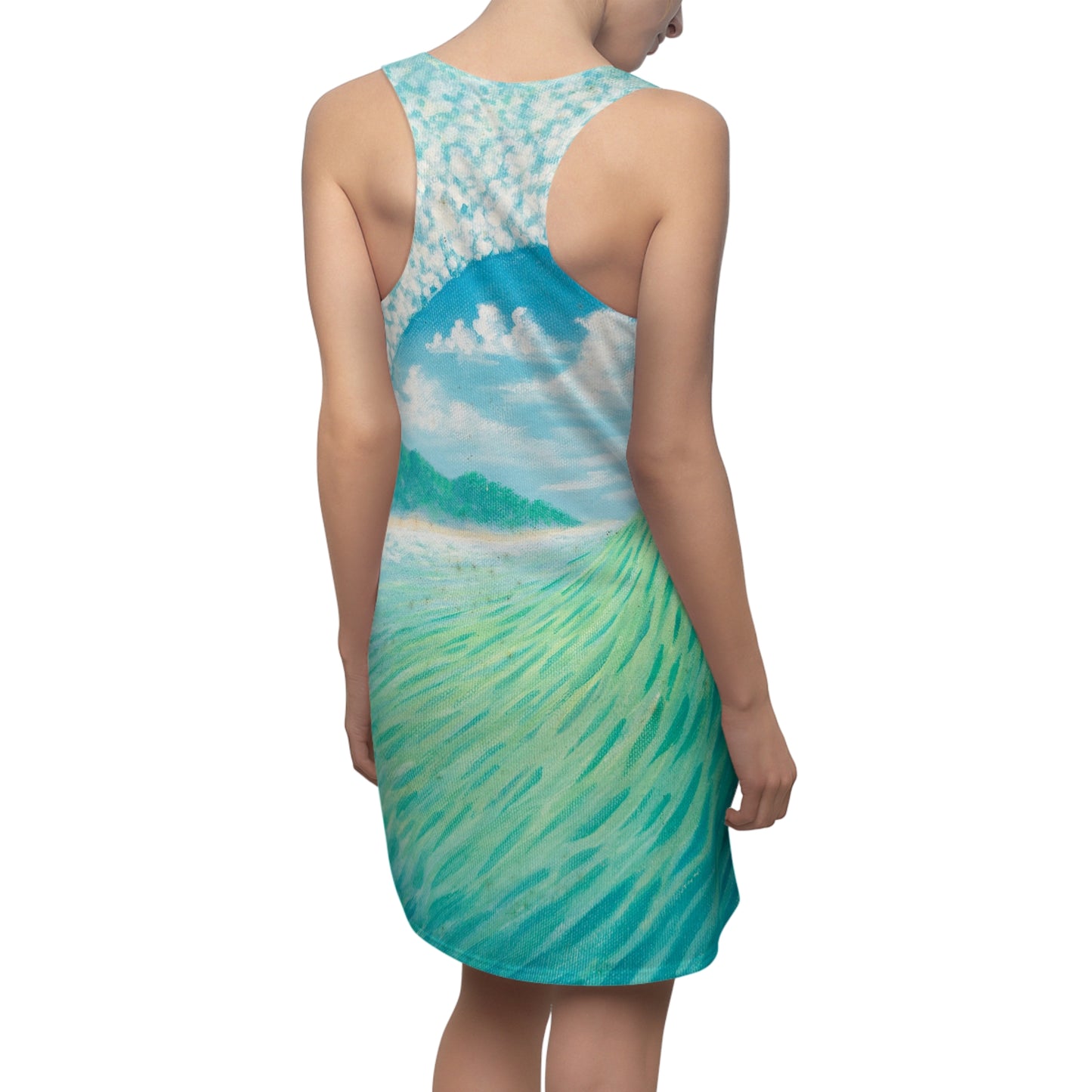 Women's Cut & Sew Racerback Dress (AOP)