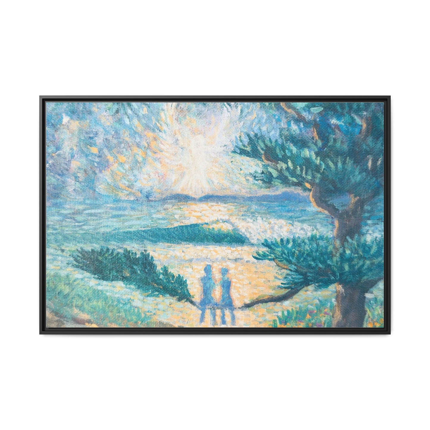 Matte Canvas, Framed (Multi-color)