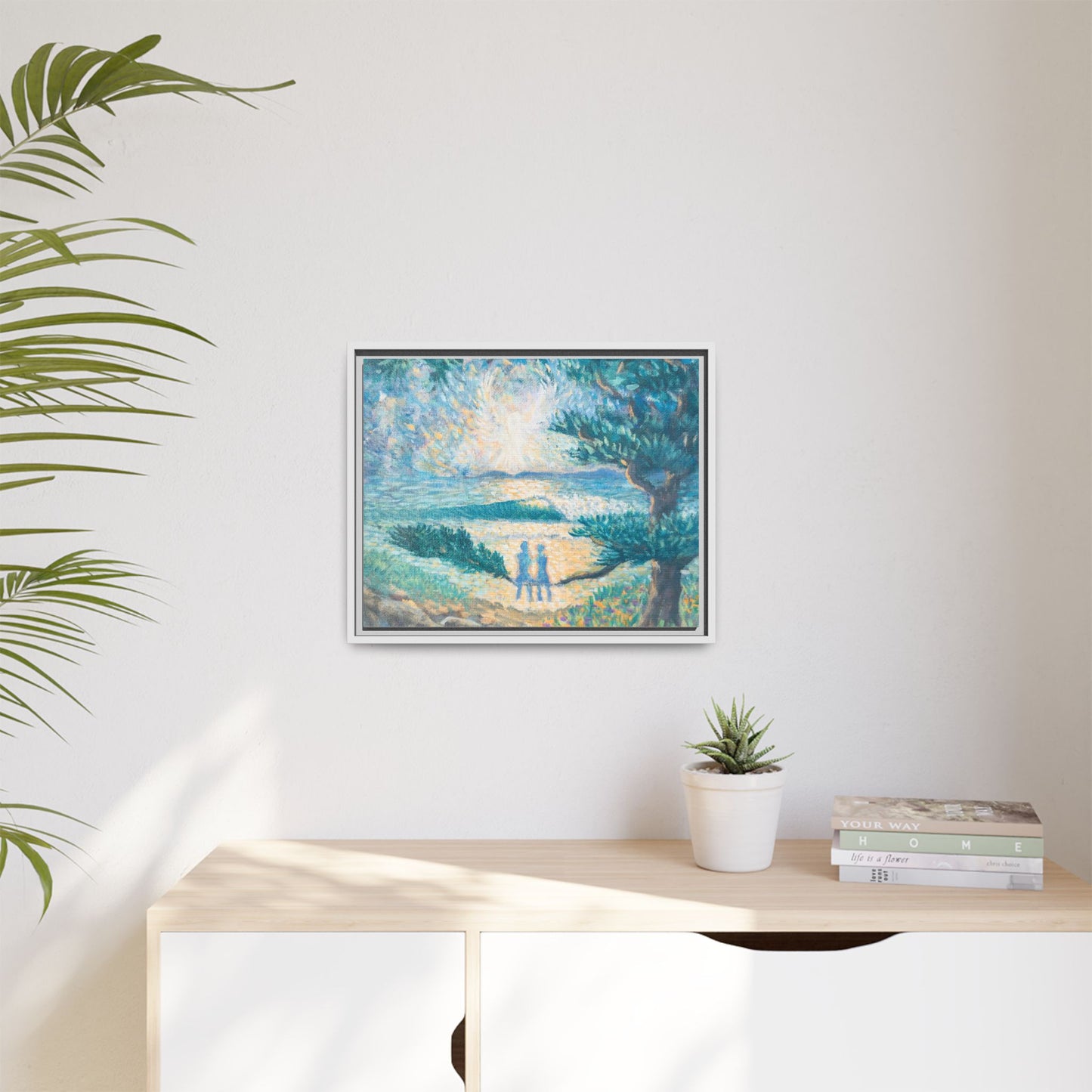 Matte Canvas, Framed (Multi-color)
