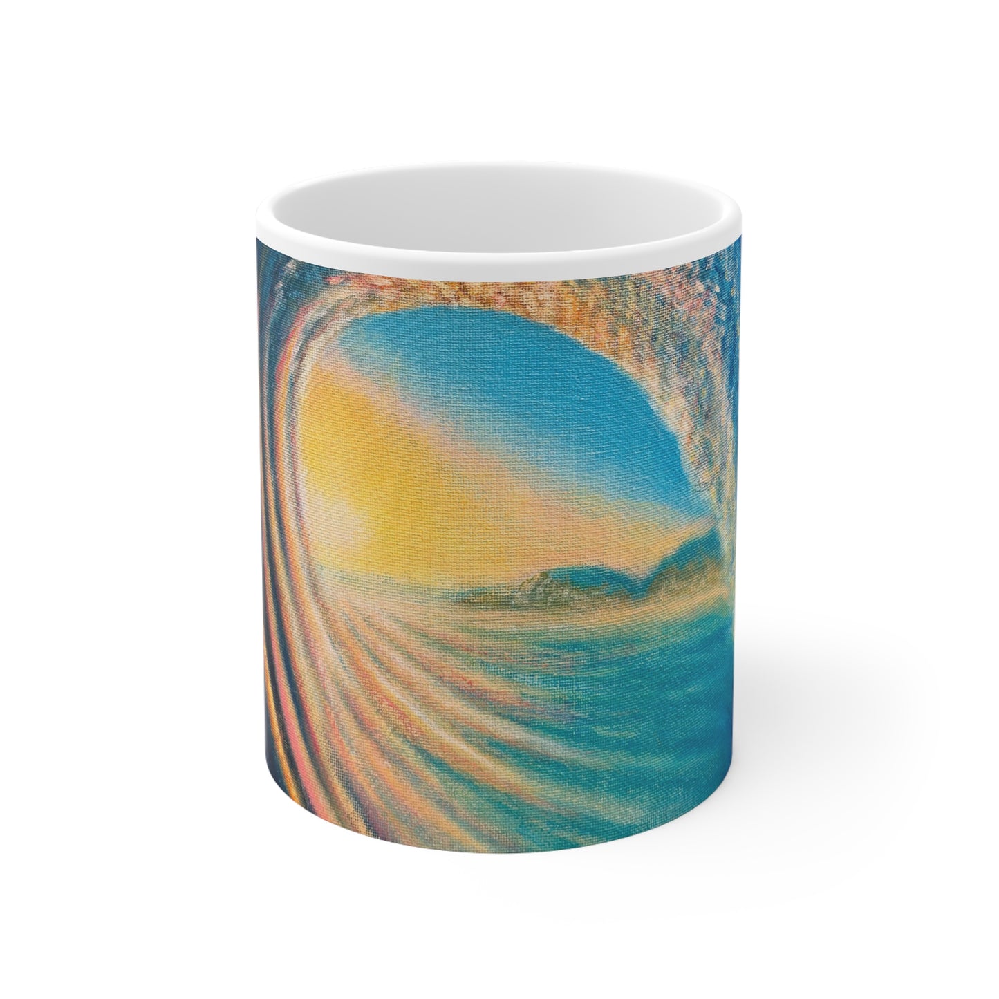 White Ceramic Mug, 11oz