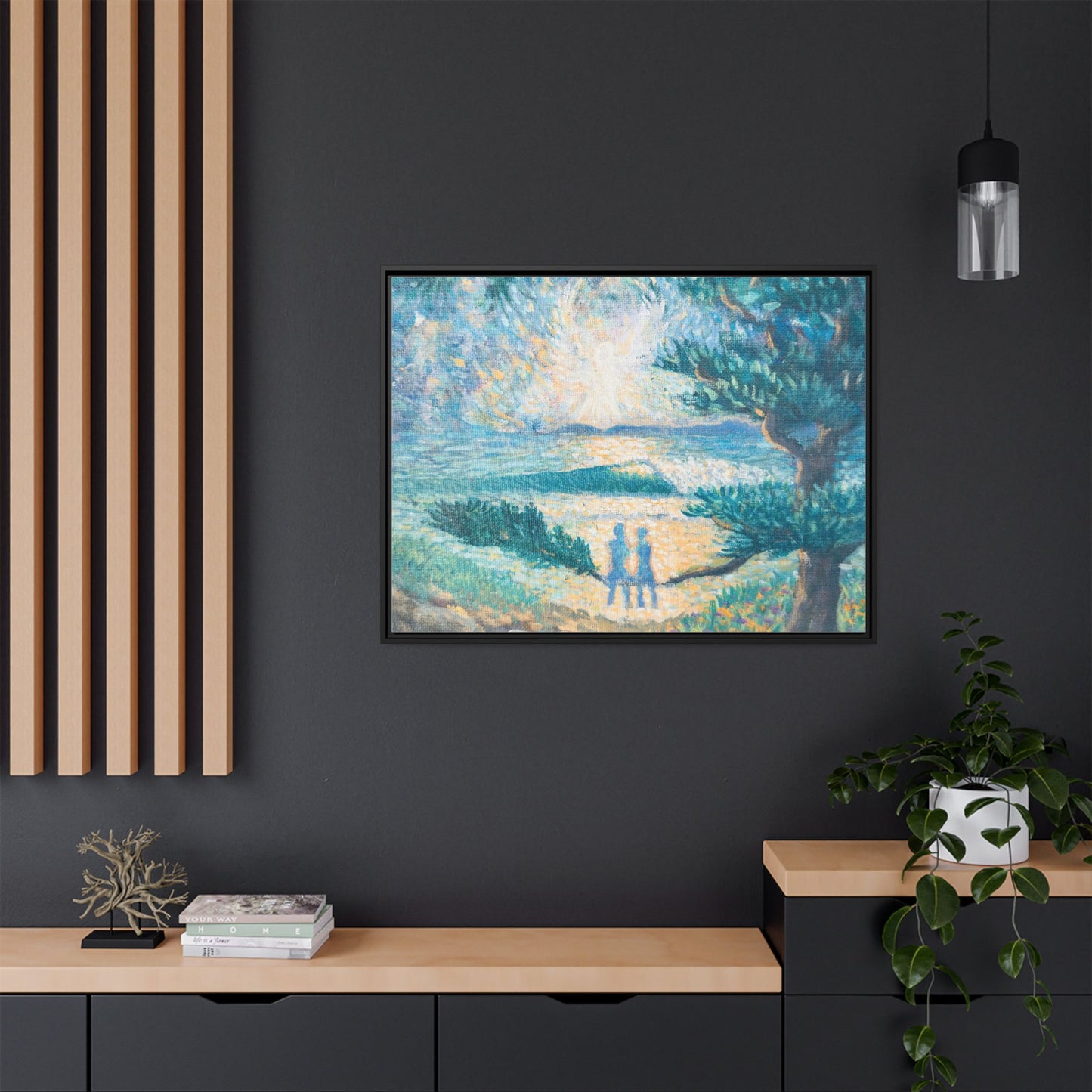 Matte Canvas, Framed (Multi-color)