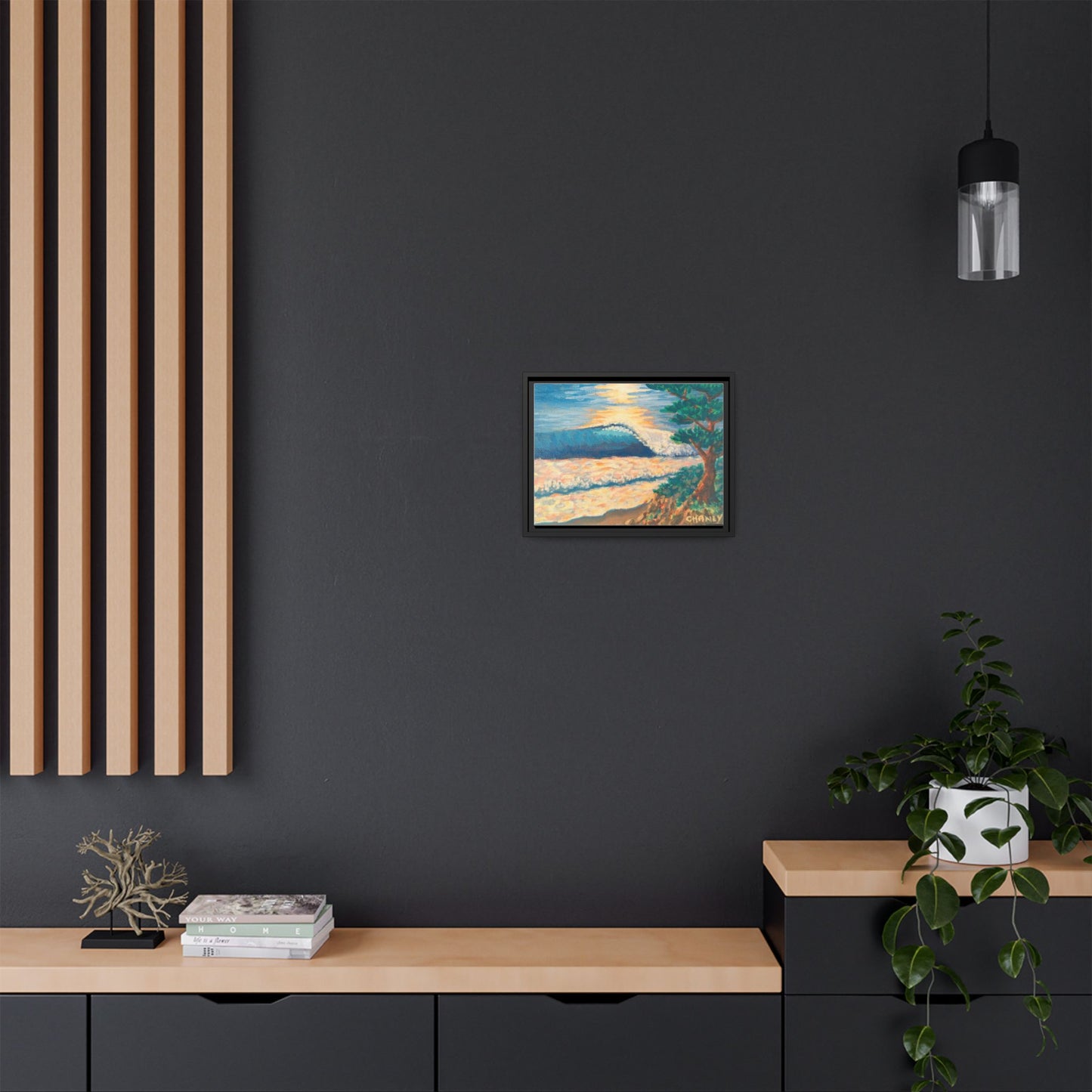 Matte Canvas, Framed (Multi-color)