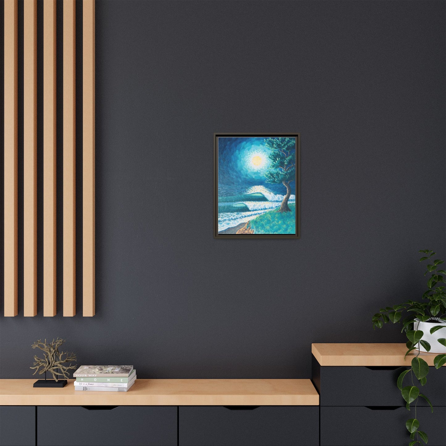 Matte Canvas, Framed (Multi-color)