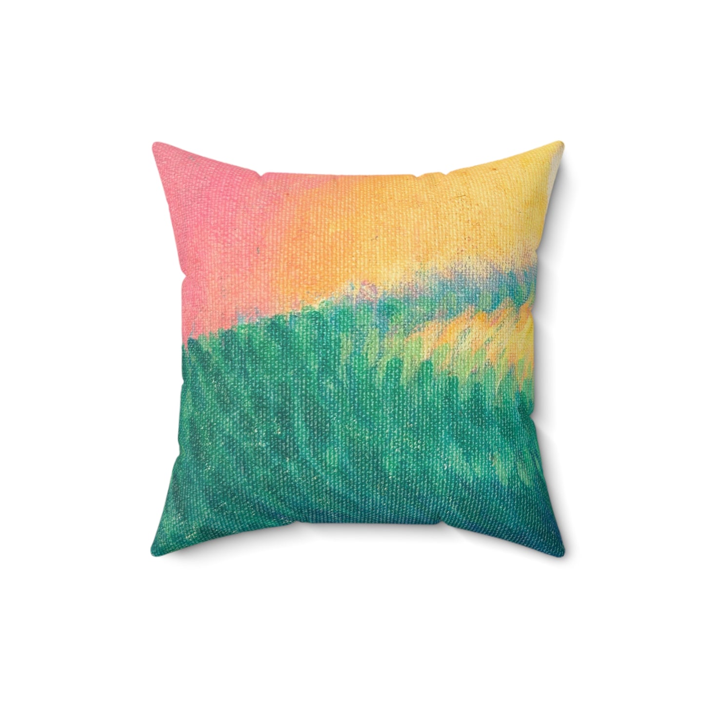 Spun Polyester Square Pillow