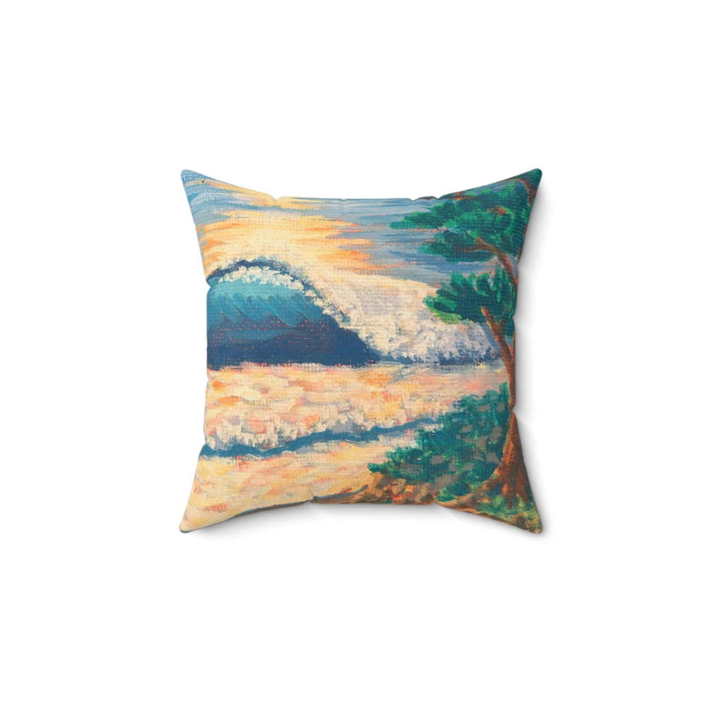 Spun Polyester Square Pillow