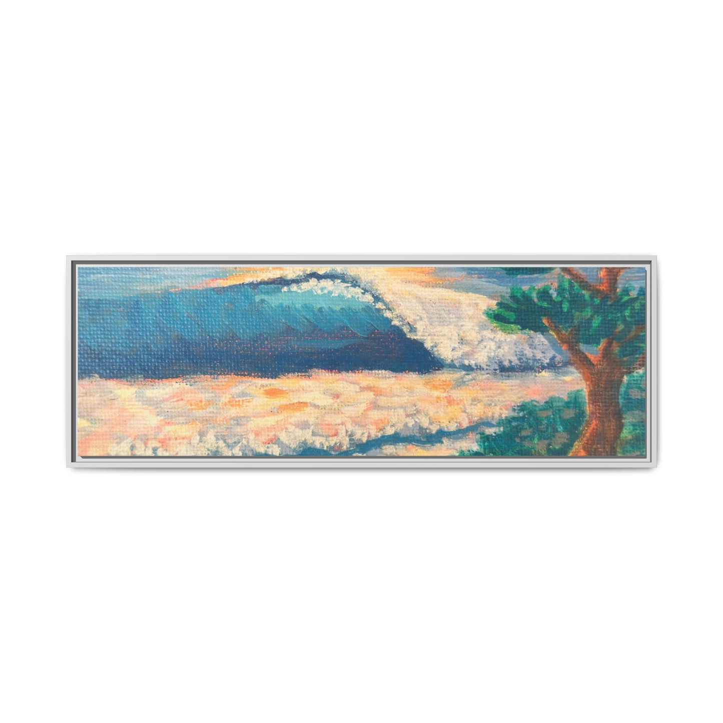 Matte Canvas, Framed (Multi-color)