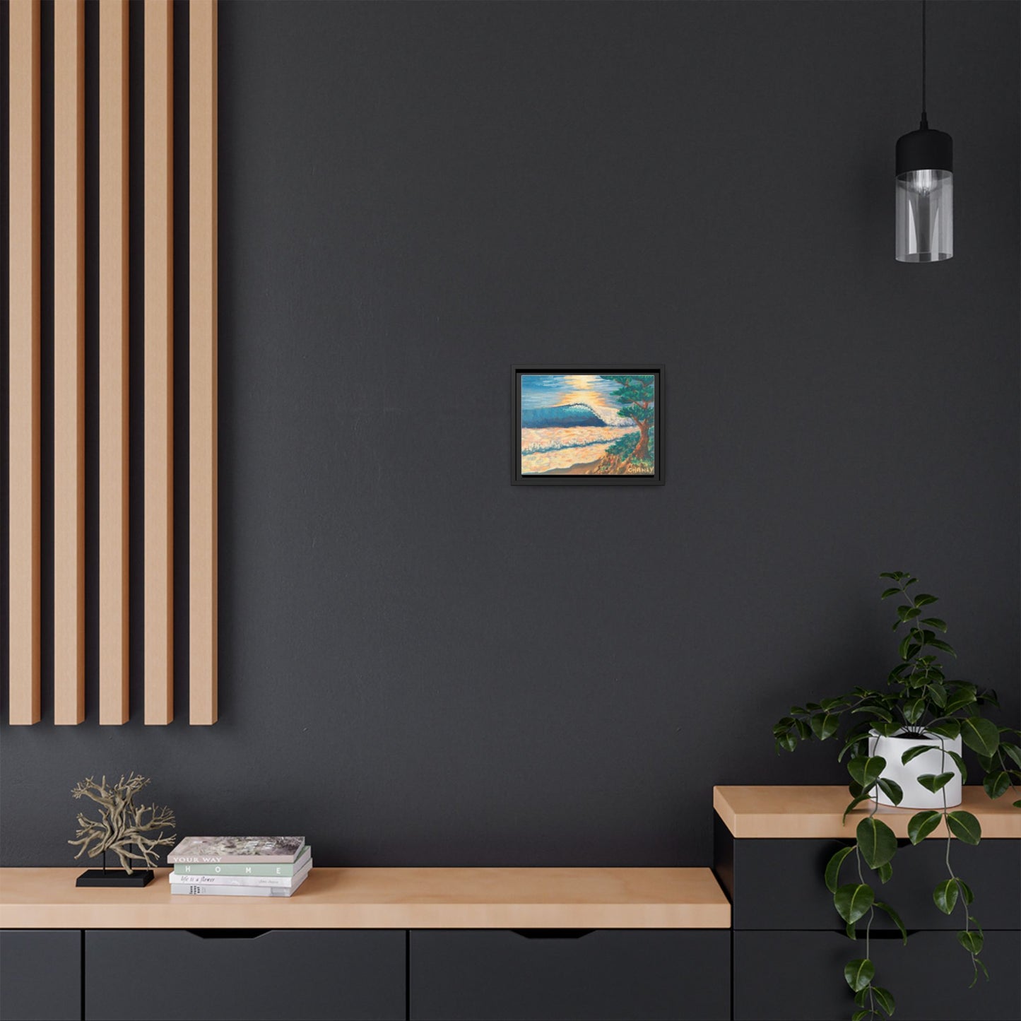 Matte Canvas, Framed (Multi-color)