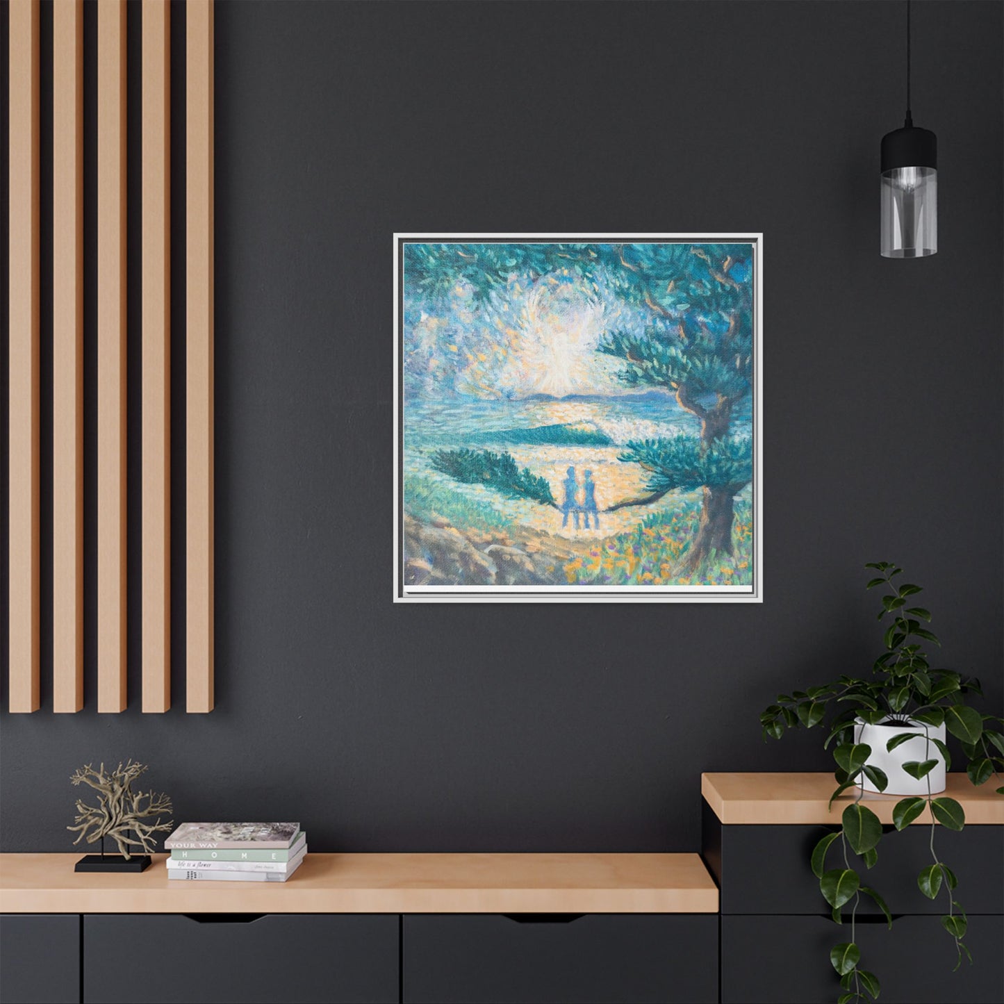 Matte Canvas, Framed (Multi-color)