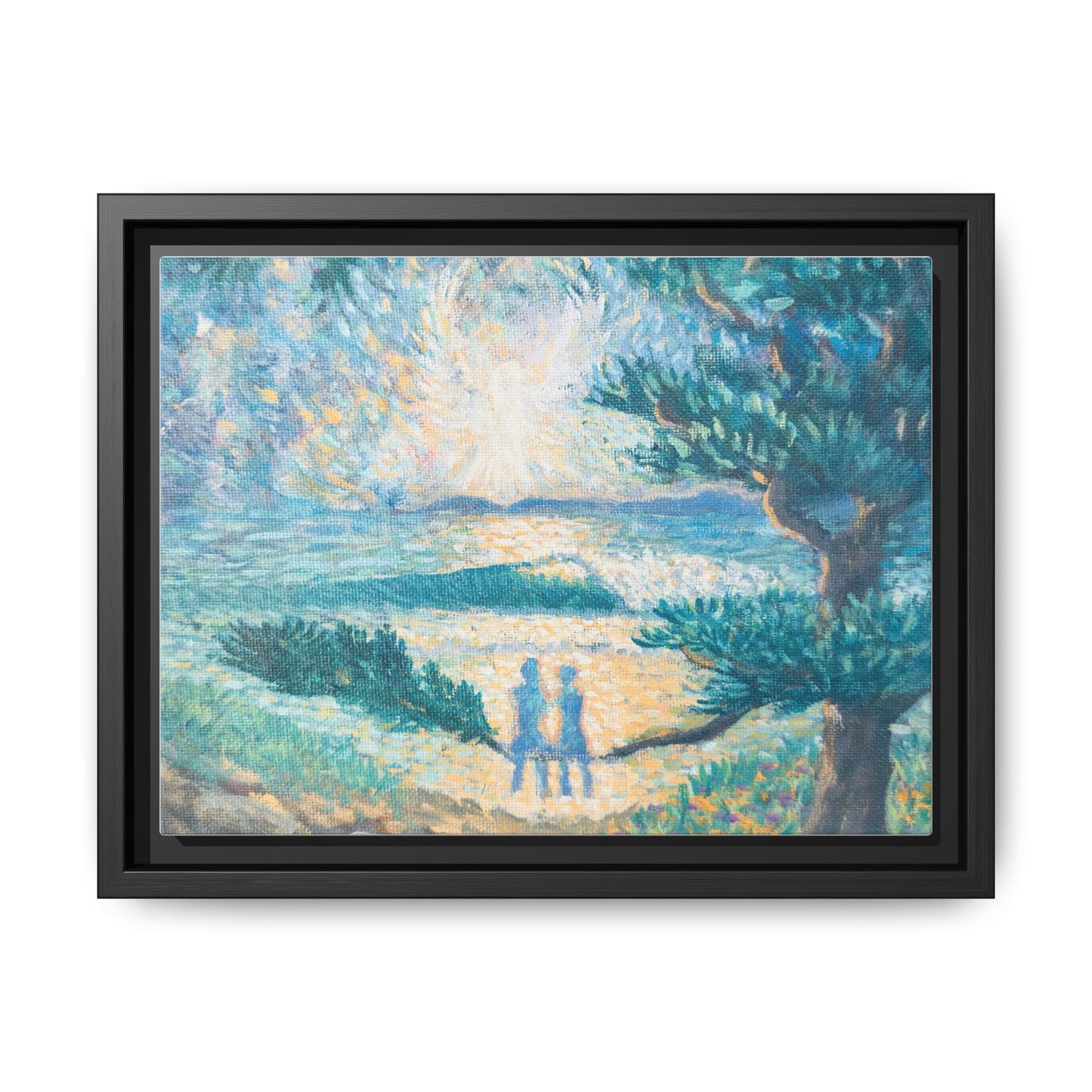 Matte Canvas, Framed (Multi-color)