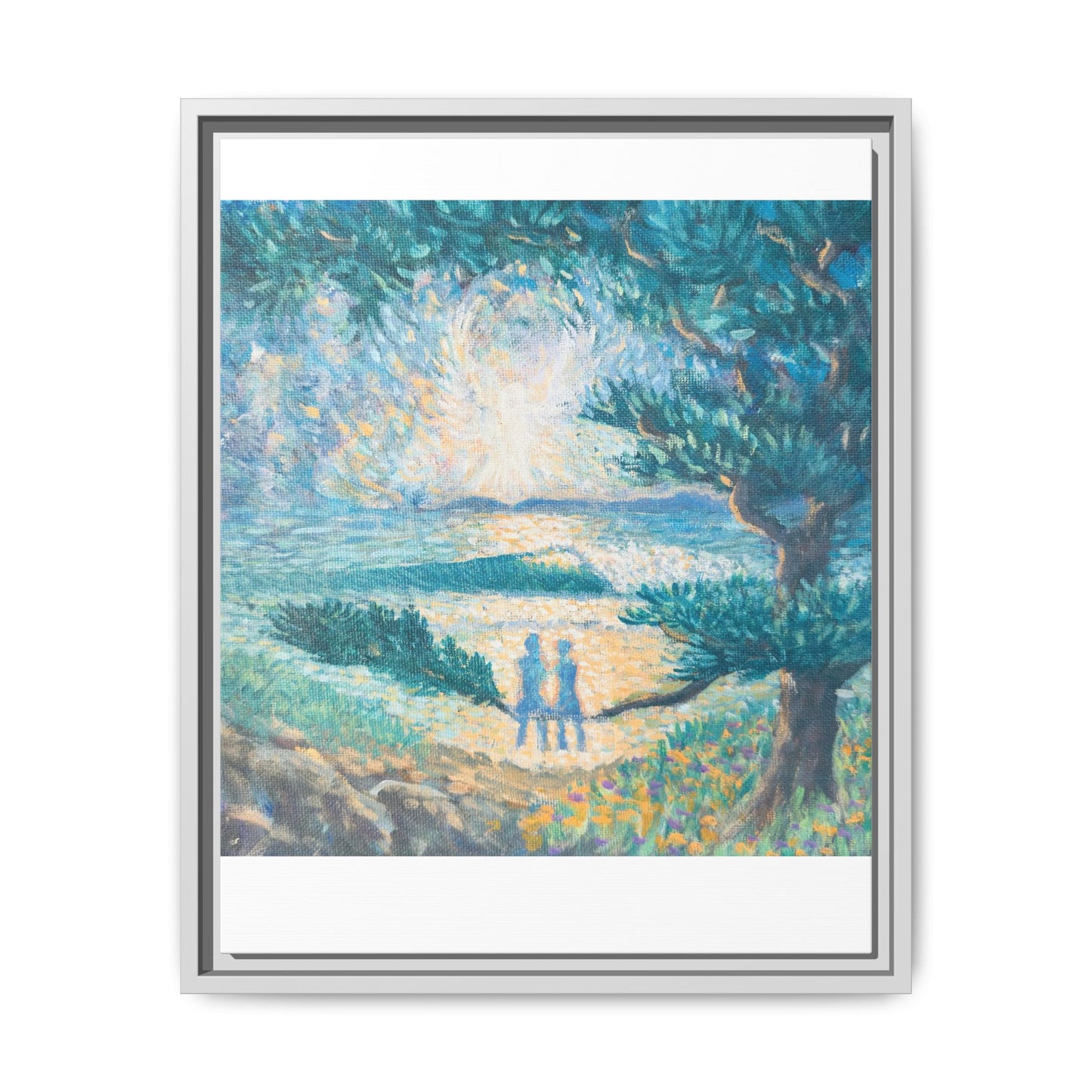 Matte Canvas, Framed (Multi-color)