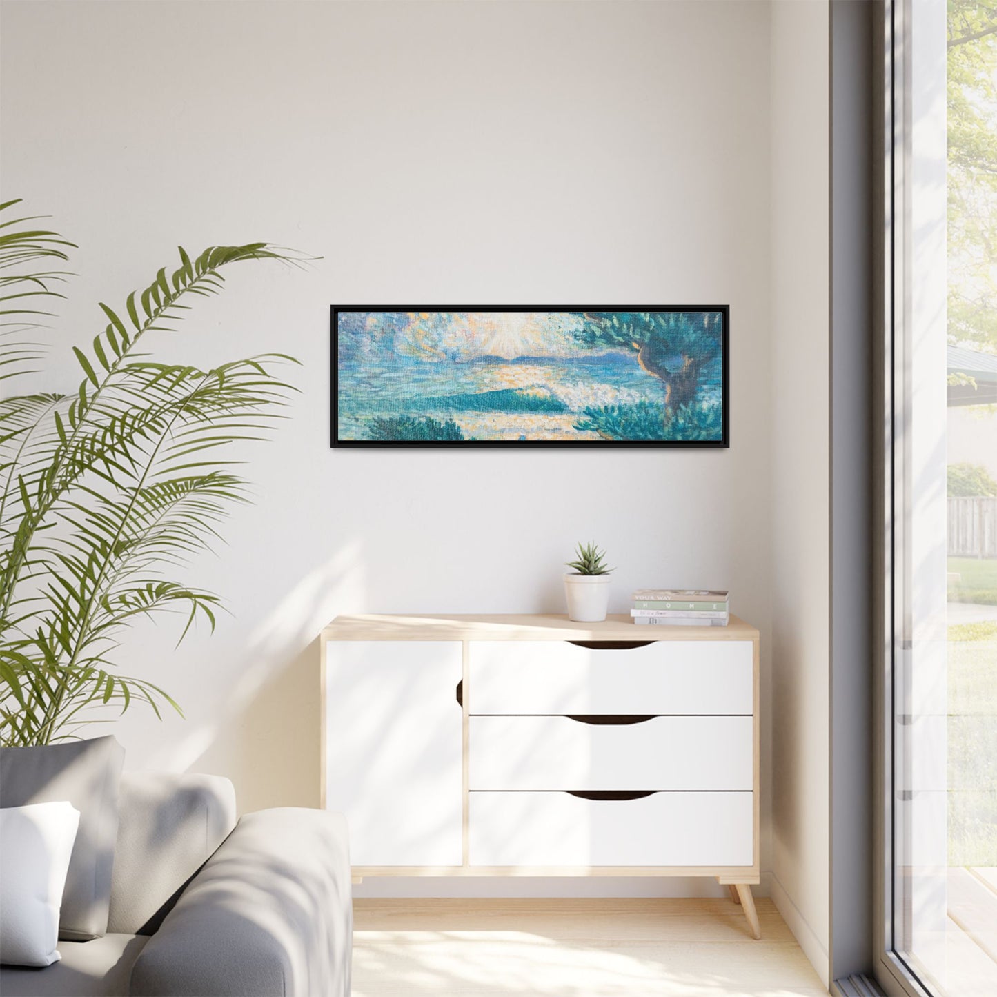 Matte Canvas, Framed (Multi-color)