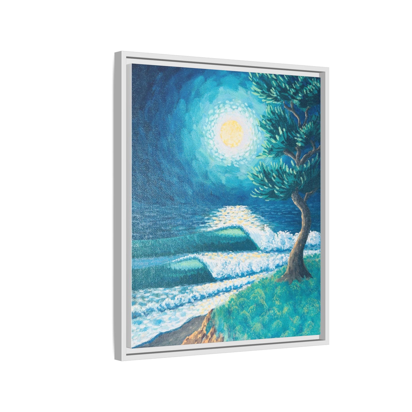 Matte Canvas, Framed (Multi-color)
