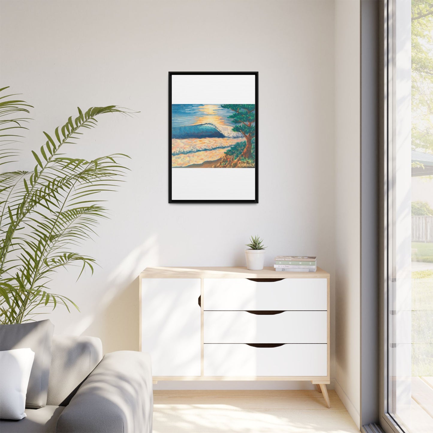 Matte Canvas, Framed (Multi-color)