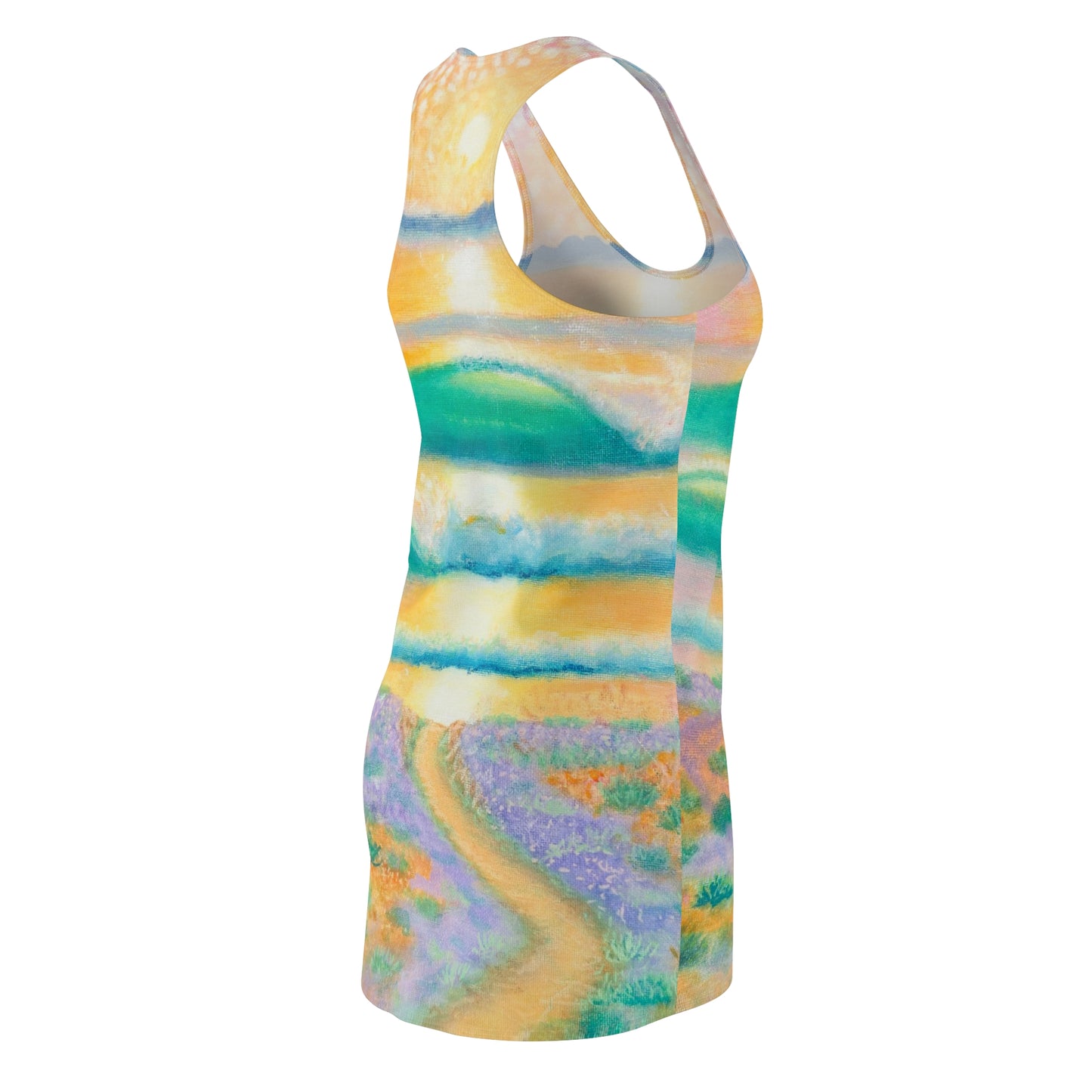 Women's Cut & Sew Racerback Dress (AOP)