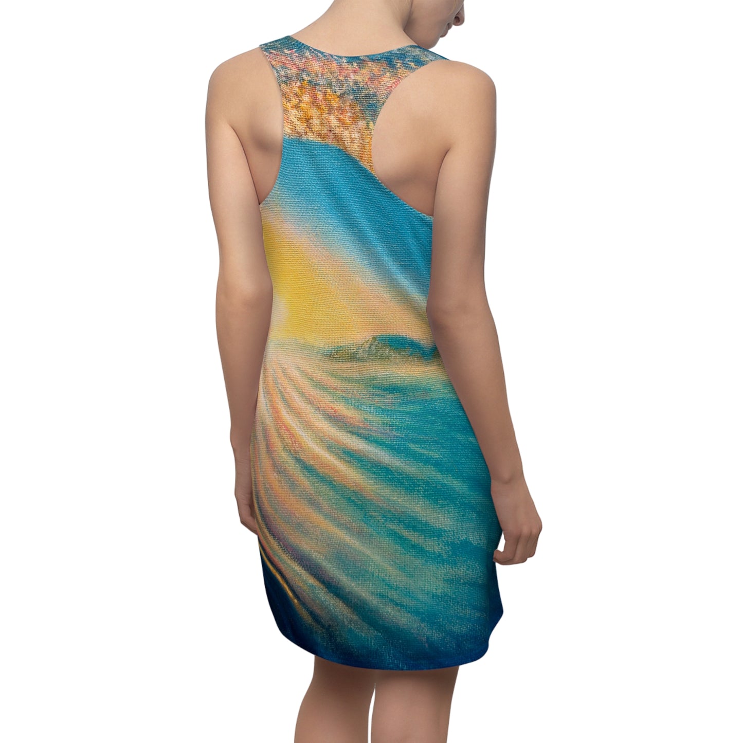 Women's Cut & Sew Racerback Dress (AOP)